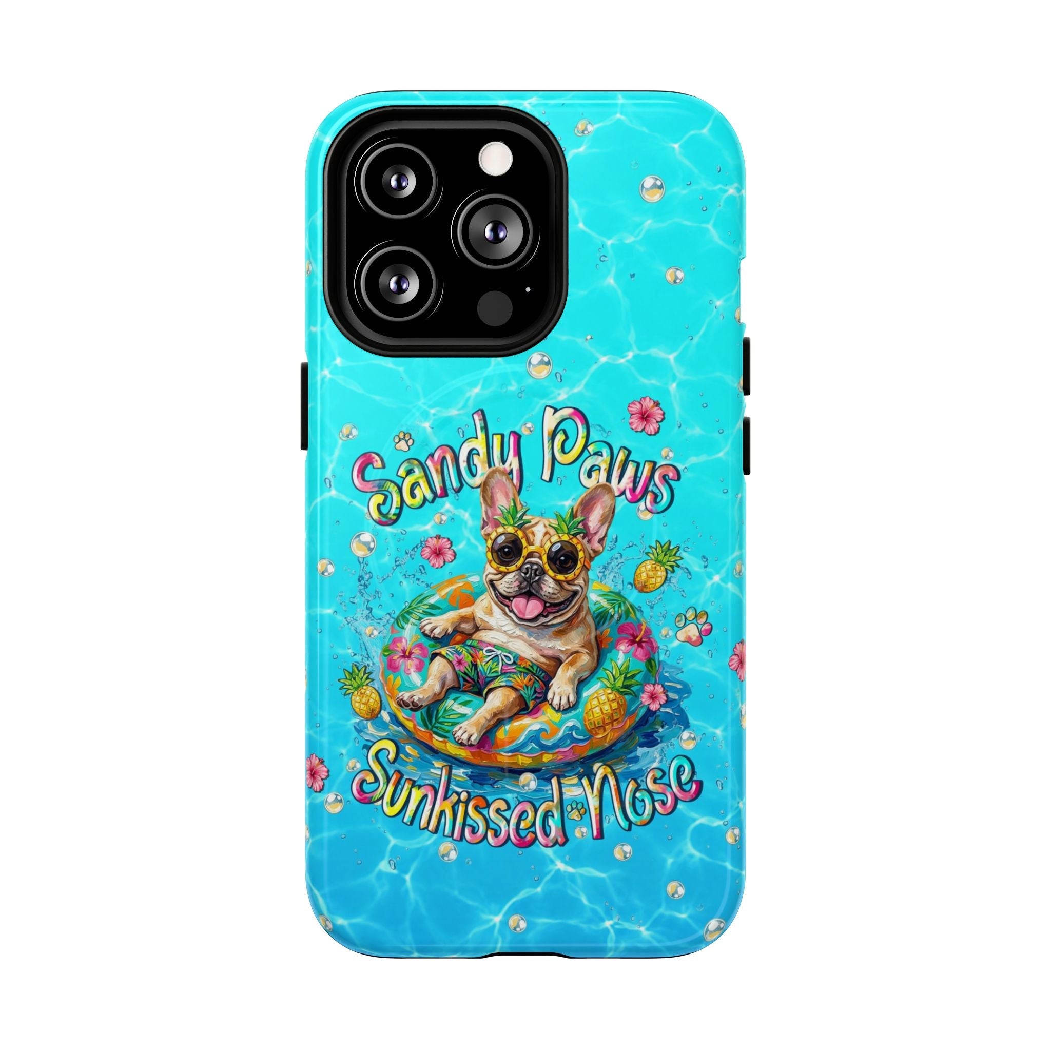 SANDY PAWS SUNKISSED NOSE FRENCH BULLDOG MAGNETIC PHONE CASE  - TLHN2005264