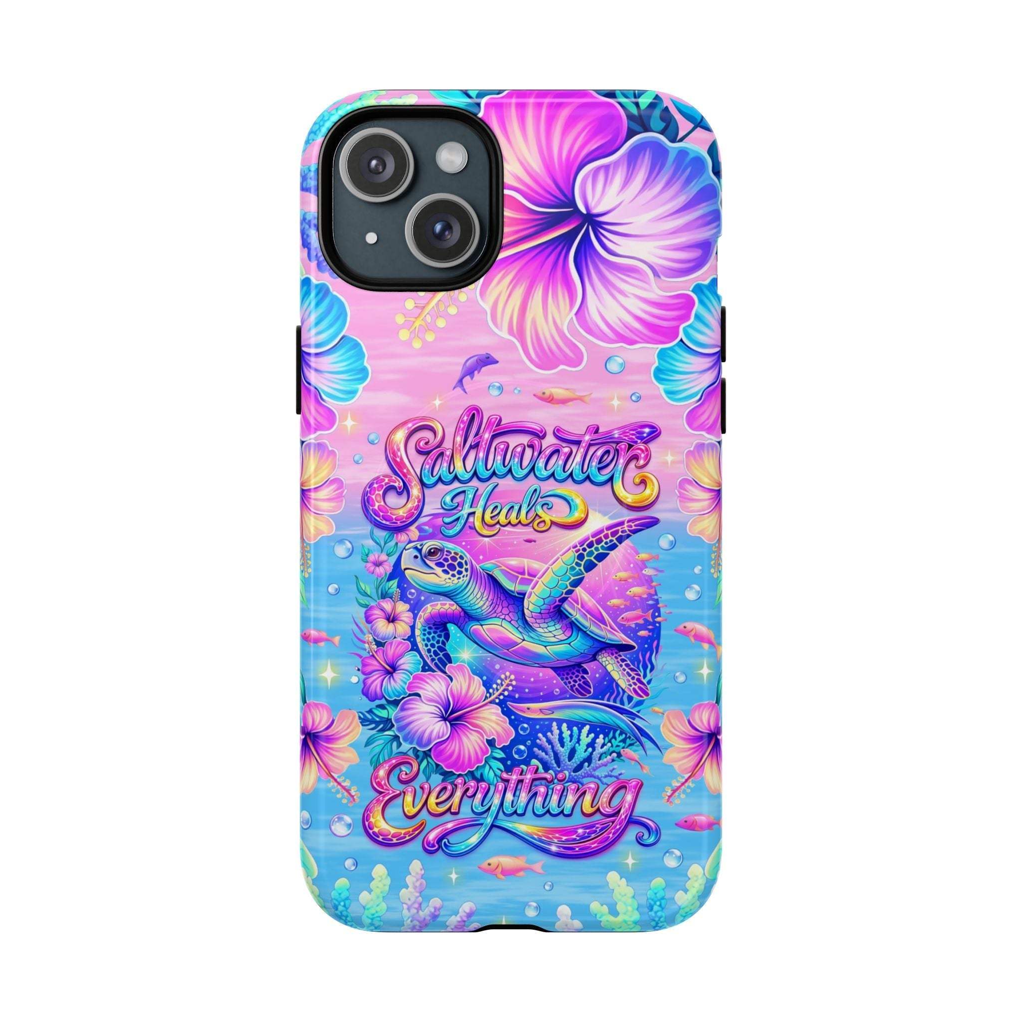 SALTWATER HEALS EVERYTHING TURTLE MAGNETIC  PHONE CASE    - TLNT1104264