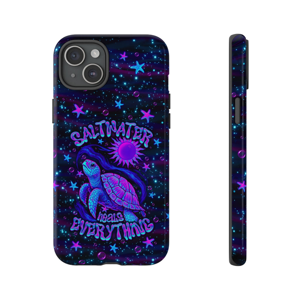 SALTWATER HEALS EVERYTHING TURTLE PHONE CASE  - TLNO1304262
