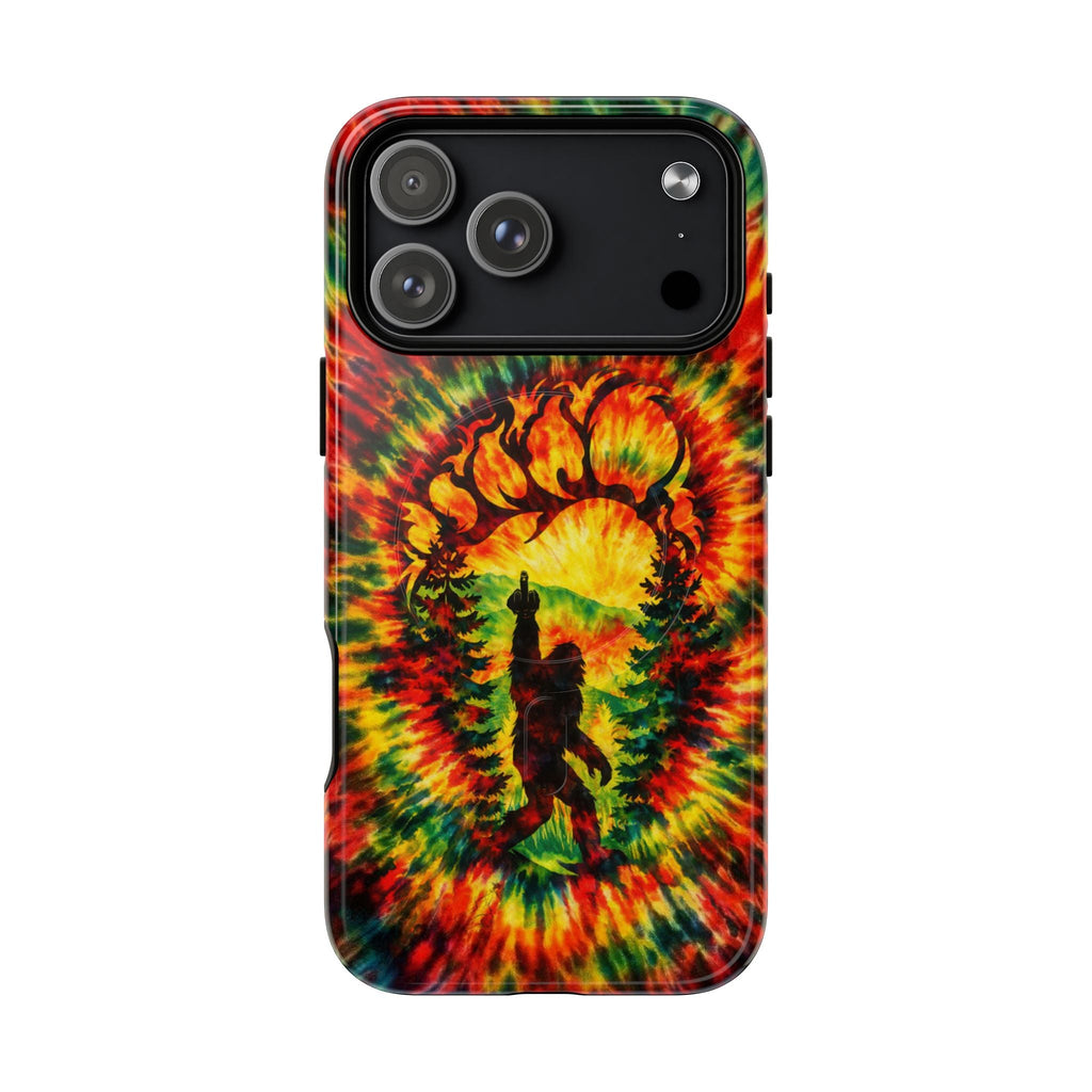 BIGFOOT FOOTPRINT SWIRL MAGNETIC PHONE CASE  - TLTW2605262