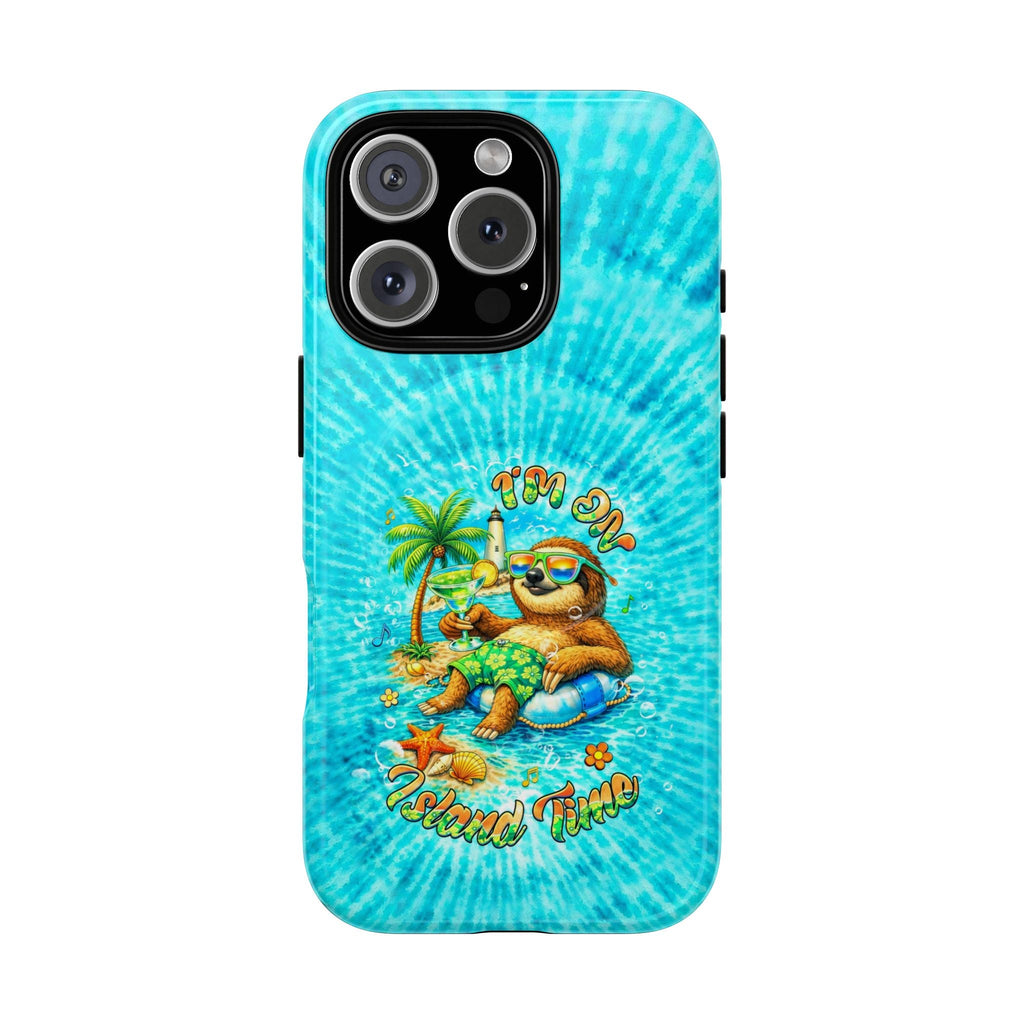 I'M ON ISLAND TIME SLOTH MAGNETIC  PHONE CASE  - TLHG1205264