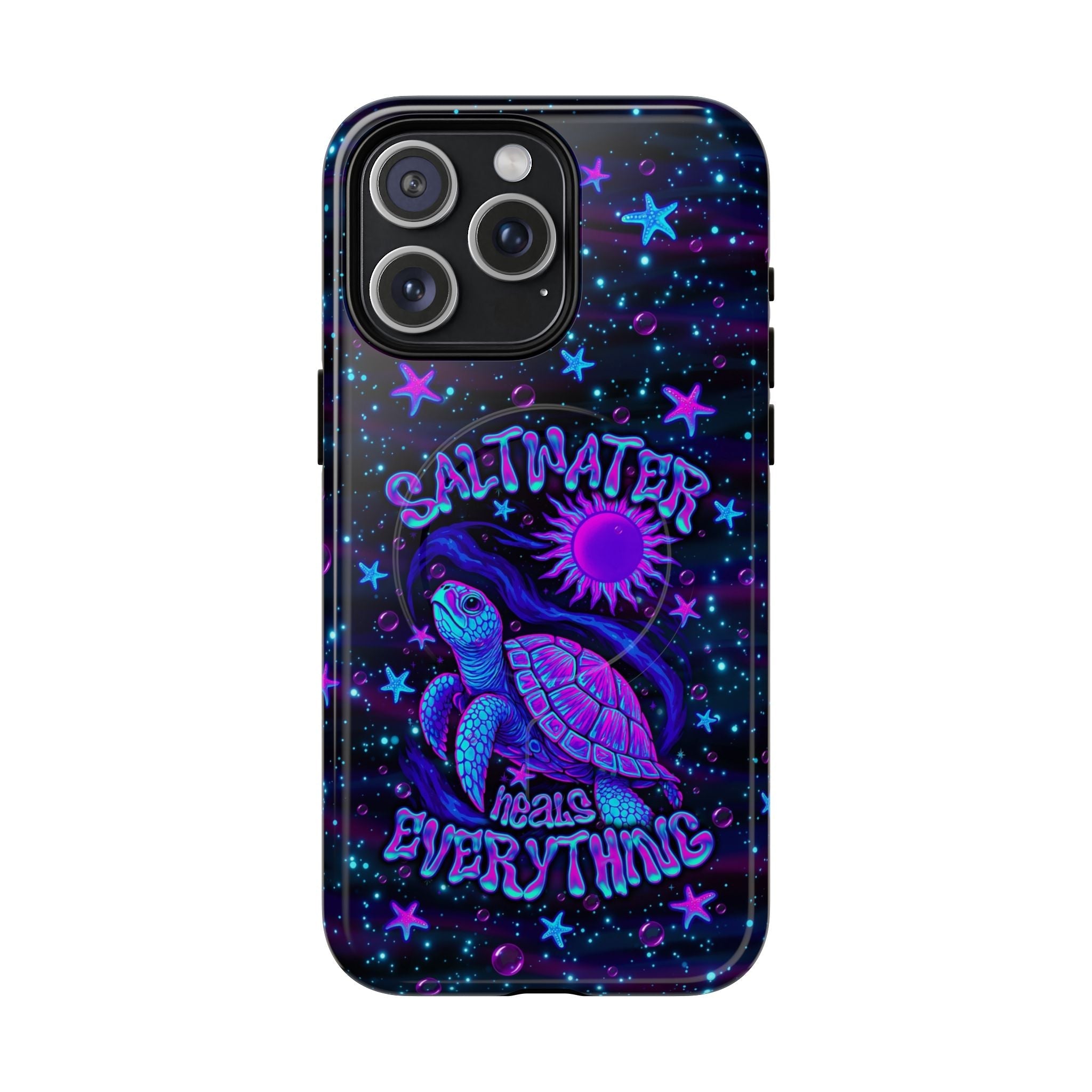 SALTWATER HEALS EVERYTHING TURTLE MAGNETIC PHONE CASE  - TLNO1304262