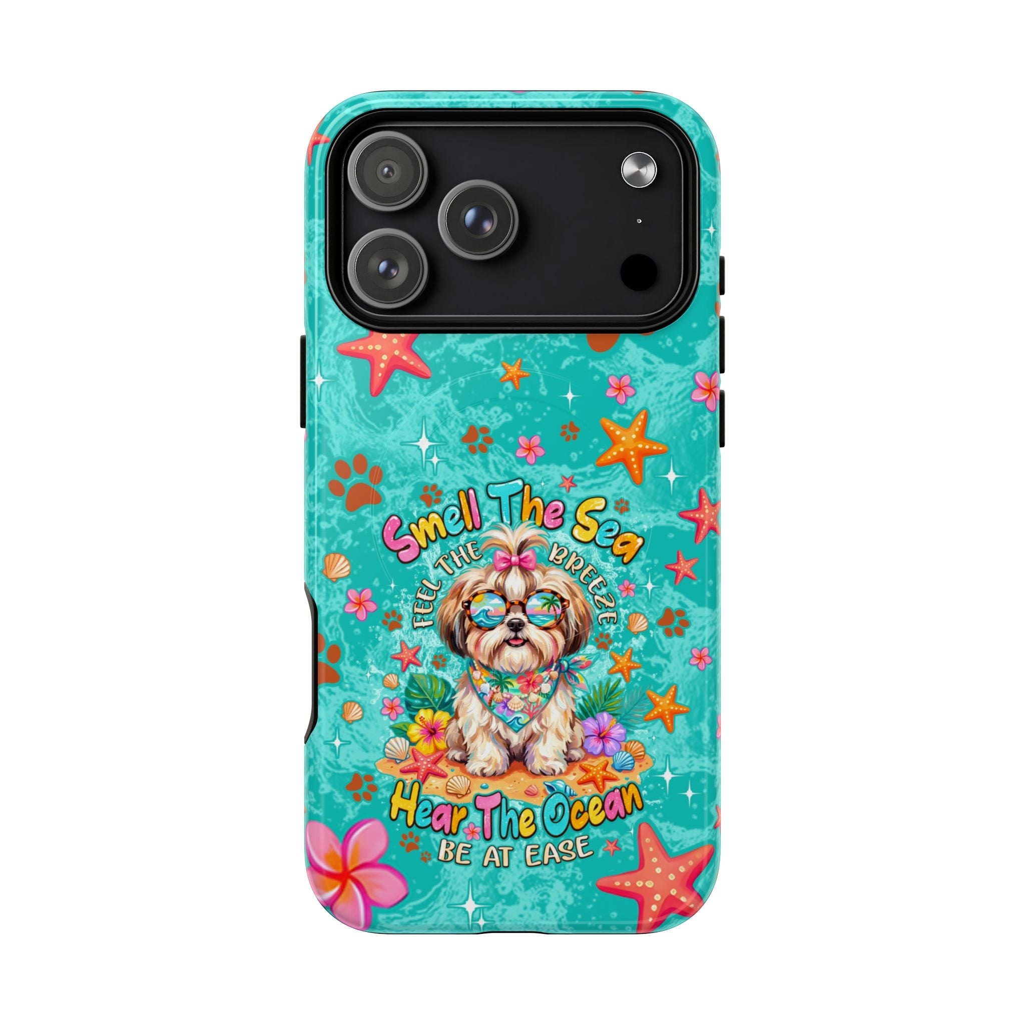 SMELL THE SEA SHIH TZU DOG MAGNETIC PHONE CASE - TYPQ0106262
