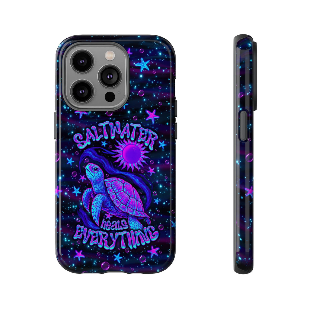 SALTWATER HEALS EVERYTHING TURTLE PHONE CASE  - TLNO1304262