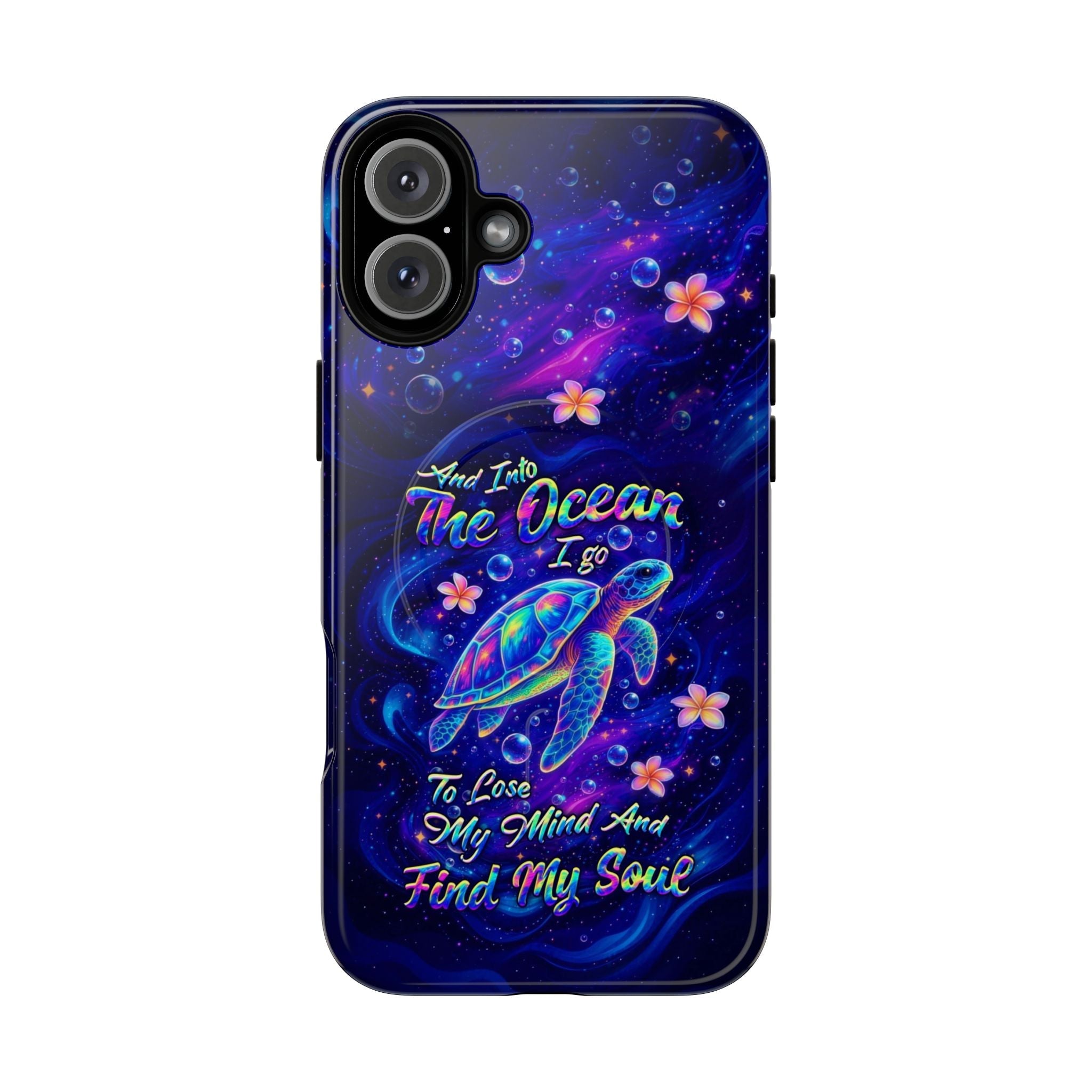 AND INTO THE OCEAN I GO TURTLE MAGNETIC PHONE CASE  - TLHG1504262