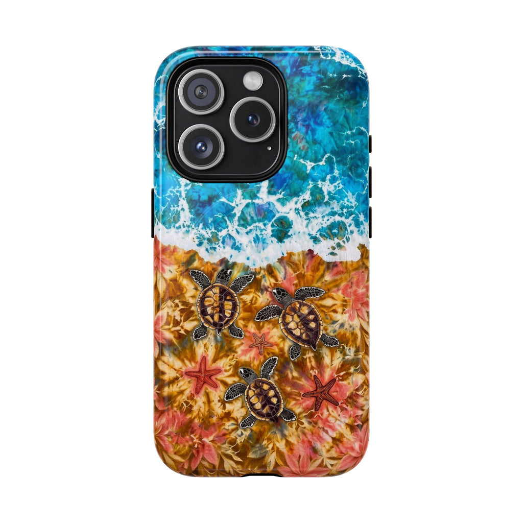 SEA TURTLE SALTY WAVES MAGNETIC PHONE CASE  - TLHG1405264