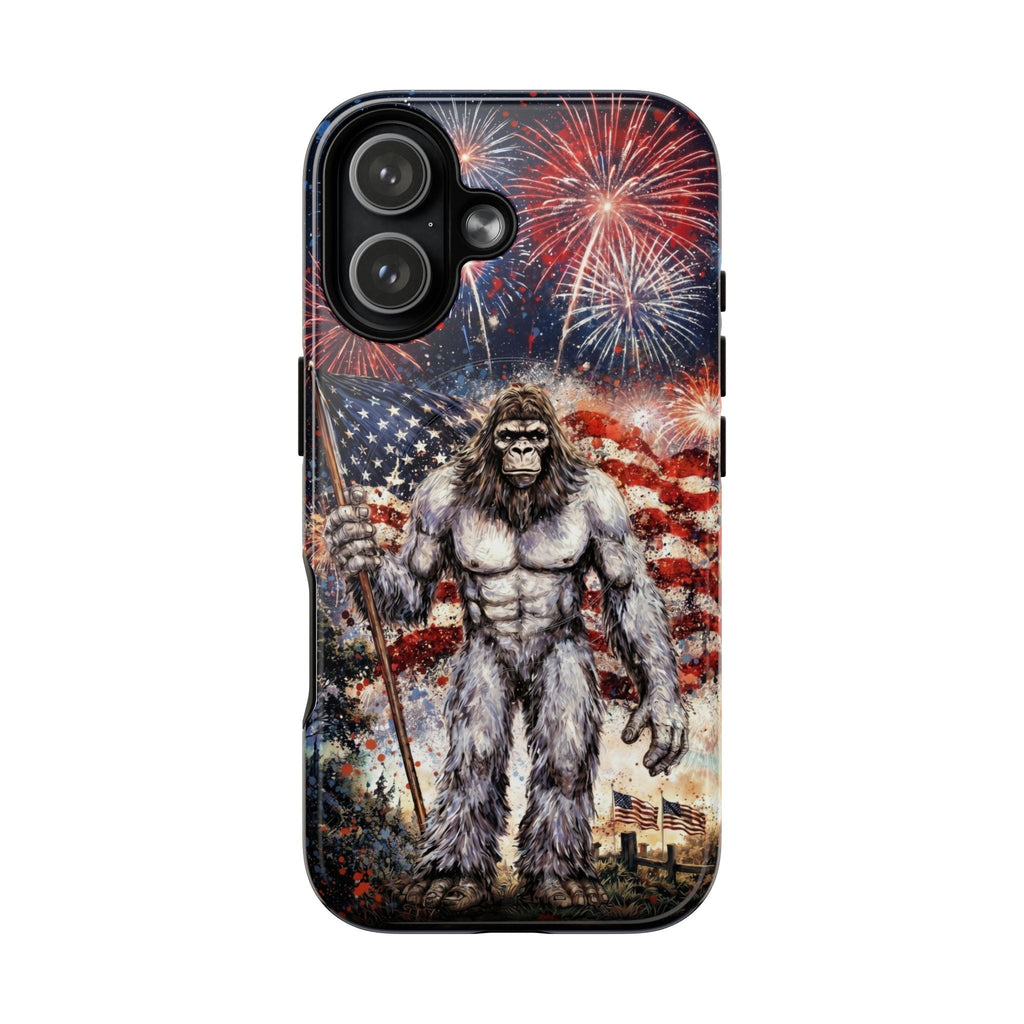 BIGFOOT FIREWORK STARS AND STRIPES MAGNETIC PHONE CASE  - TLNO1905262