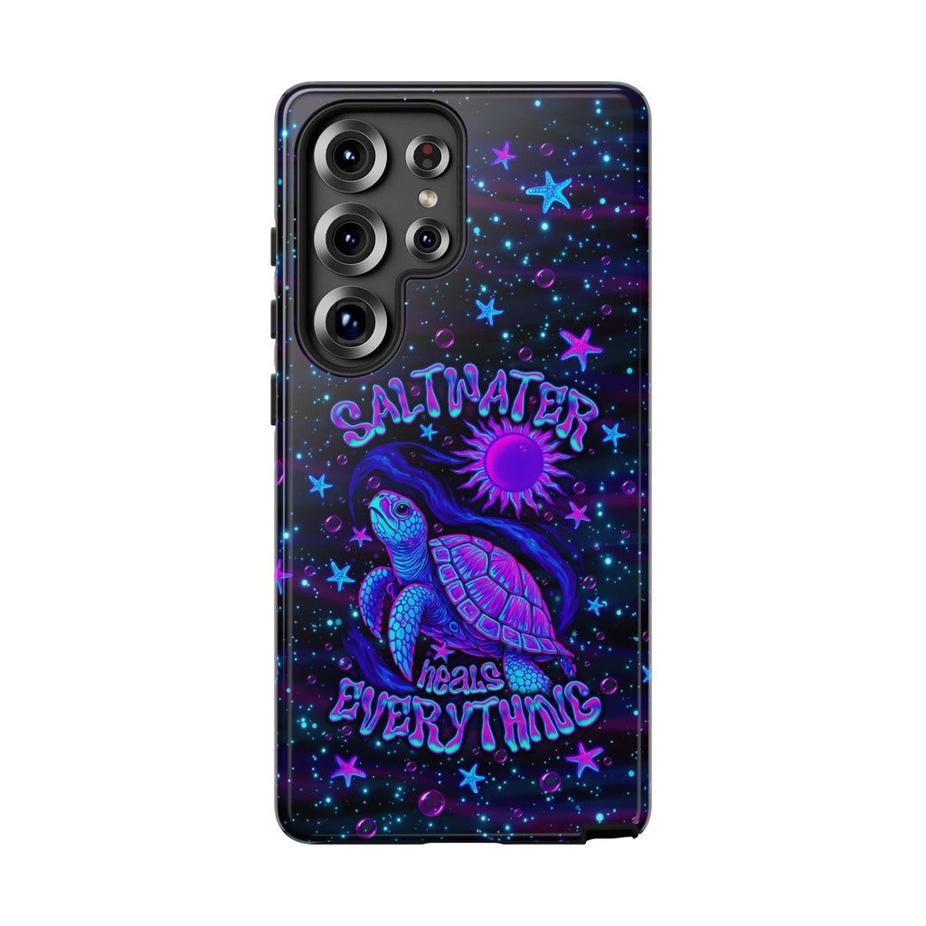 SALTWATER HEALS EVERYTHING TURTLE PHONE CASE  - TLNO1304262