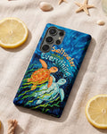 SALTWATER HEALS EVERYTHING TURTLE  PHONE CASE  - TLTW2005264