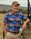 BIGFOOT ALIEN STARRY NIGHT POLO SHIRT   - TLTW0608262