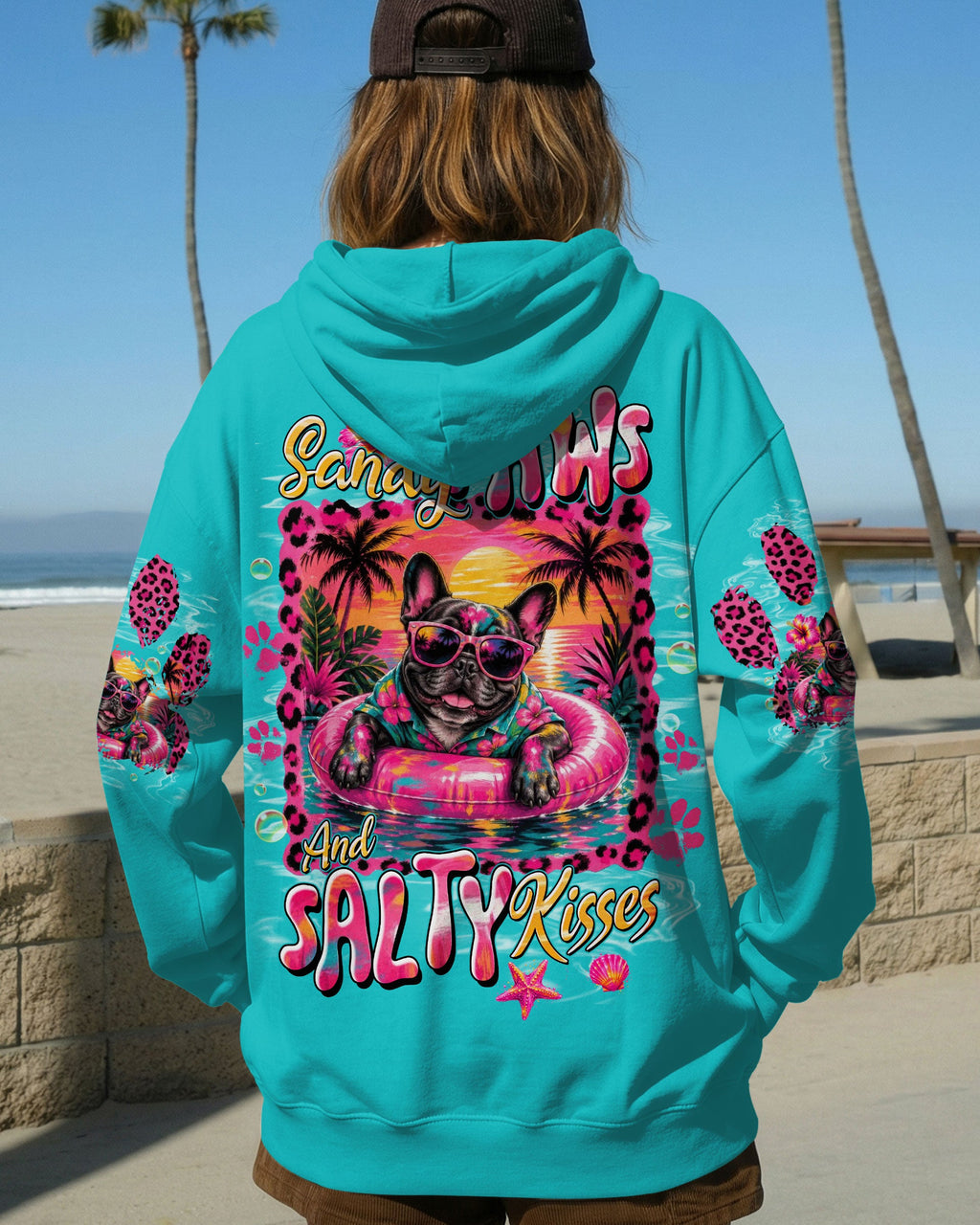 SANDY PAWS & SALTY KISES FRENCH BULLDOG ALL OVER PRINT - TLTW0605263