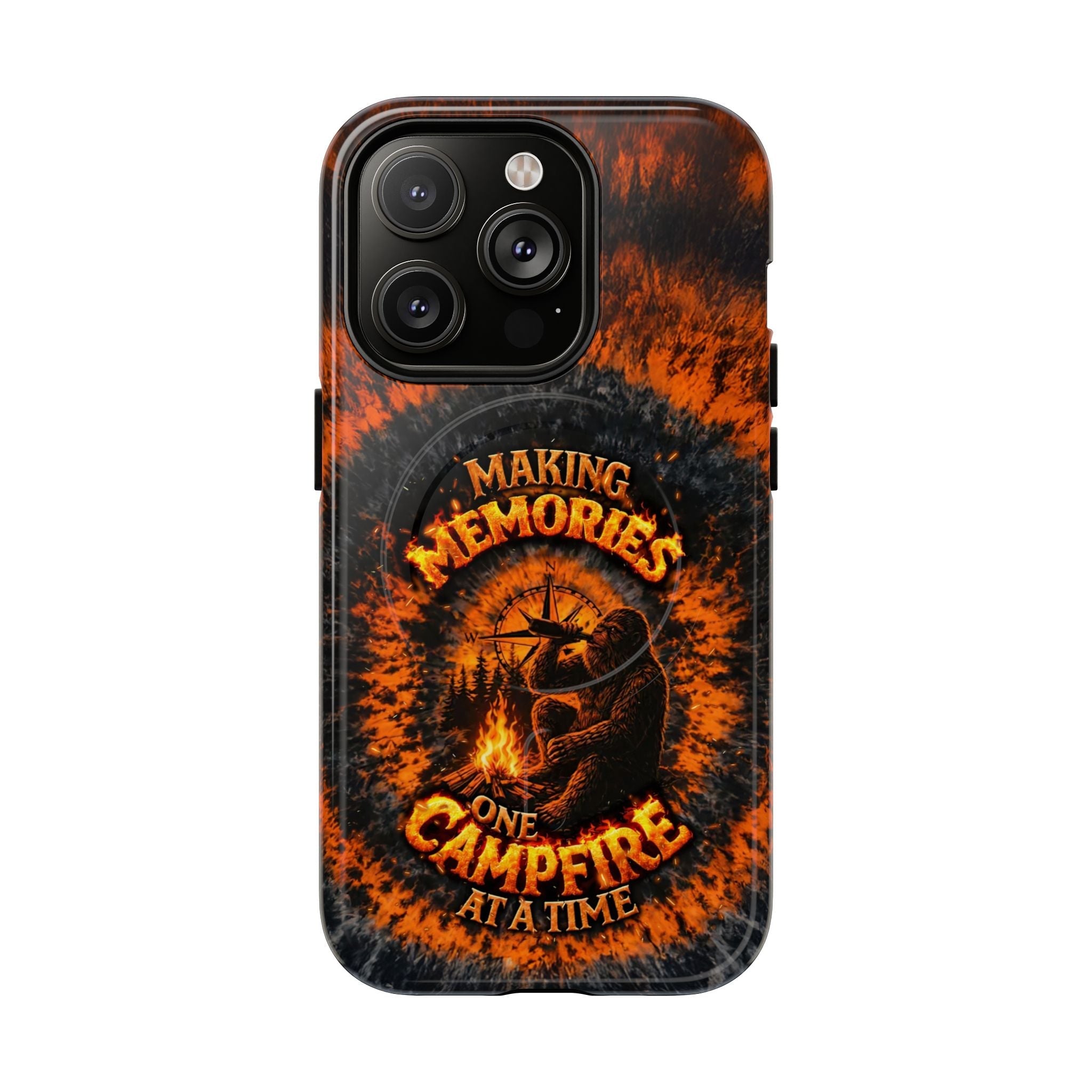 MAKING MEMORIES ONE CAMPFIRE AT A TIME BIGFOOT SWIRL MAGNETIC PHONE CASE - TLNT1804262