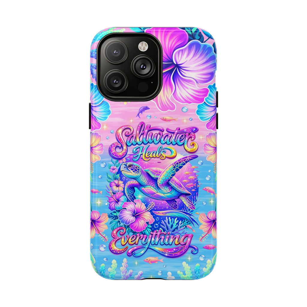 SALTWATER HEALS EVERYTHING TURTLE MAGNETIC  PHONE CASE    - TLNT1104264