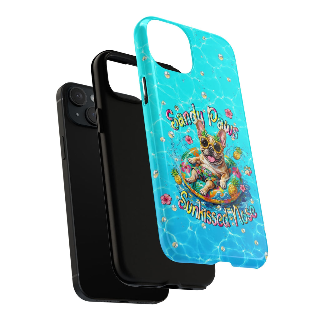 SANDY PAWS SUNKISSED NOSE FRENCH BULLDOG MAGNETIC PHONE CASE  - TLHN2005264