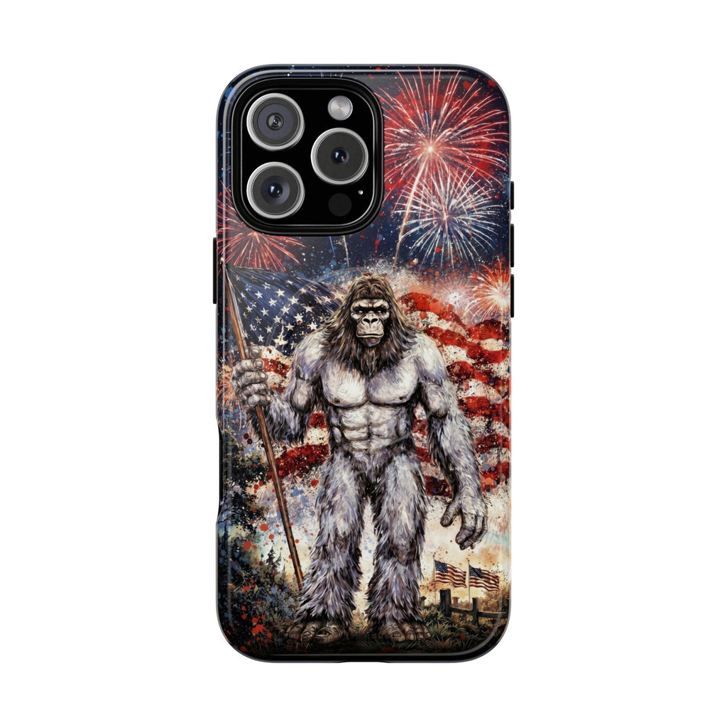 BIGFOOT FIREWORK STARS AND STRIPES MAGNETIC PHONE CASE  - TLNO1905262