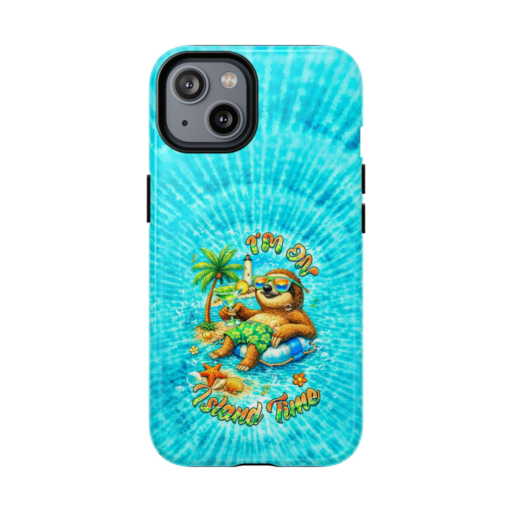 I'M ON ISLAND TIME SLOTH MAGNETIC  PHONE CASE  - TLHG1205264