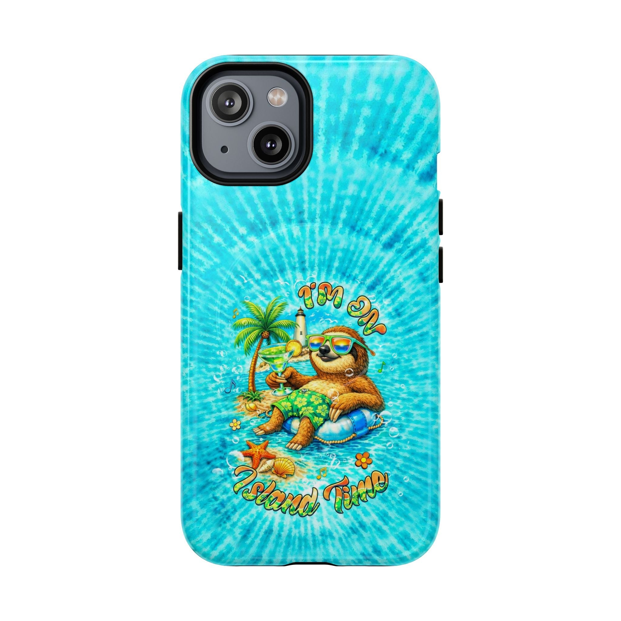 I'M ON ISLAND TIME SLOTH MAGNETIC  PHONE CASE  - TLHG1205264