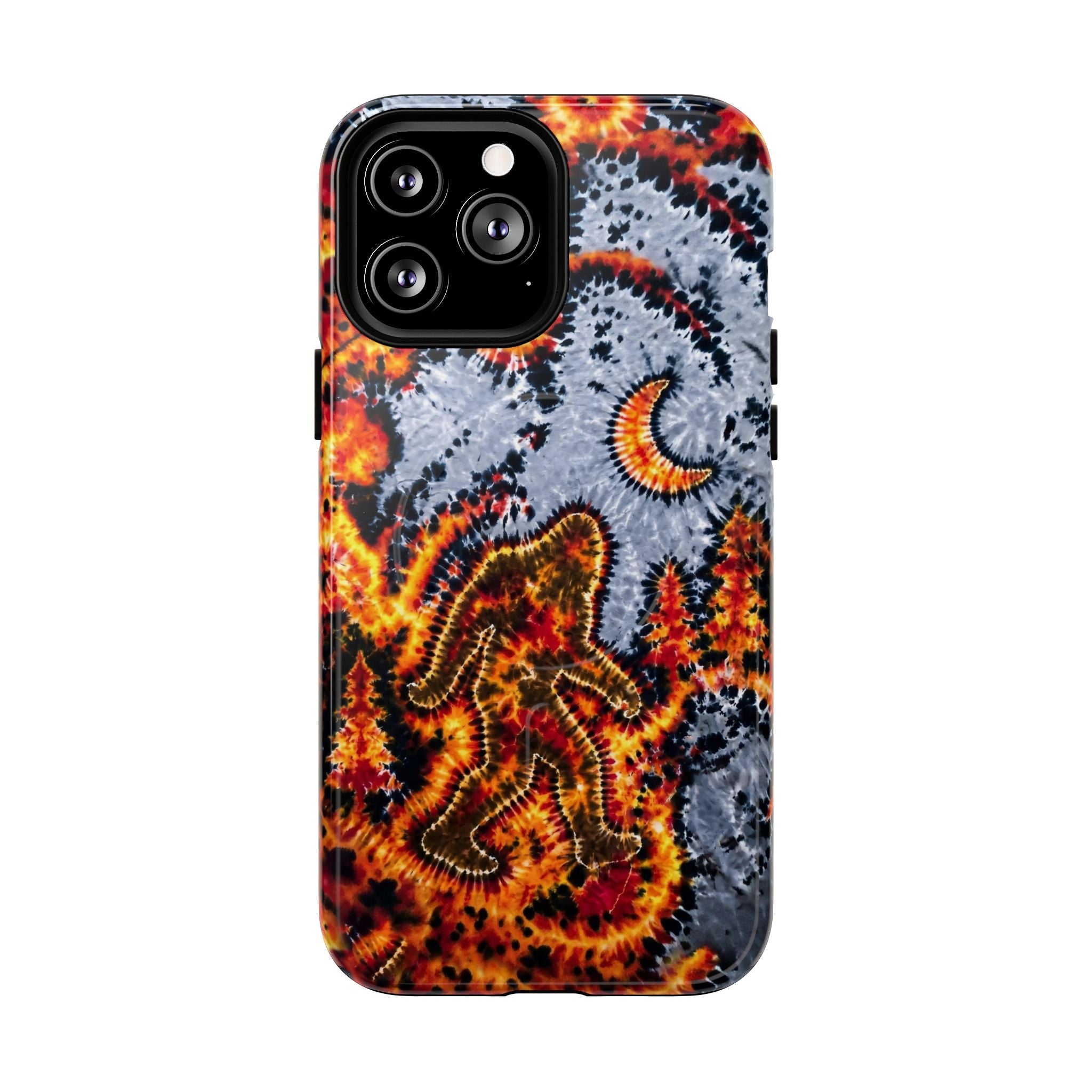 BIGFOOT IN FOREST CRESCENT MOON MAGNETIC PHONE CASE  - TLHG2805264