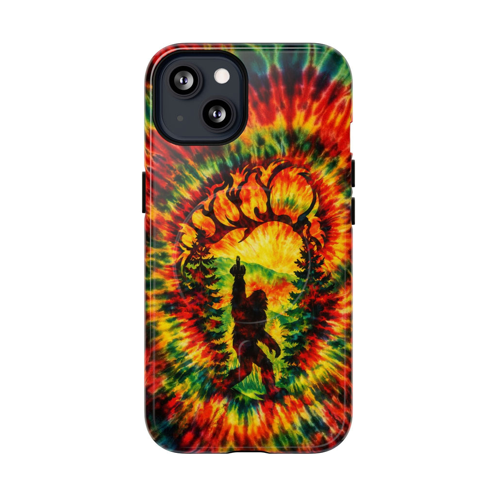 BIGFOOT FOOTPRINT SWIRL MAGNETIC PHONE CASE  - TLTW2605262