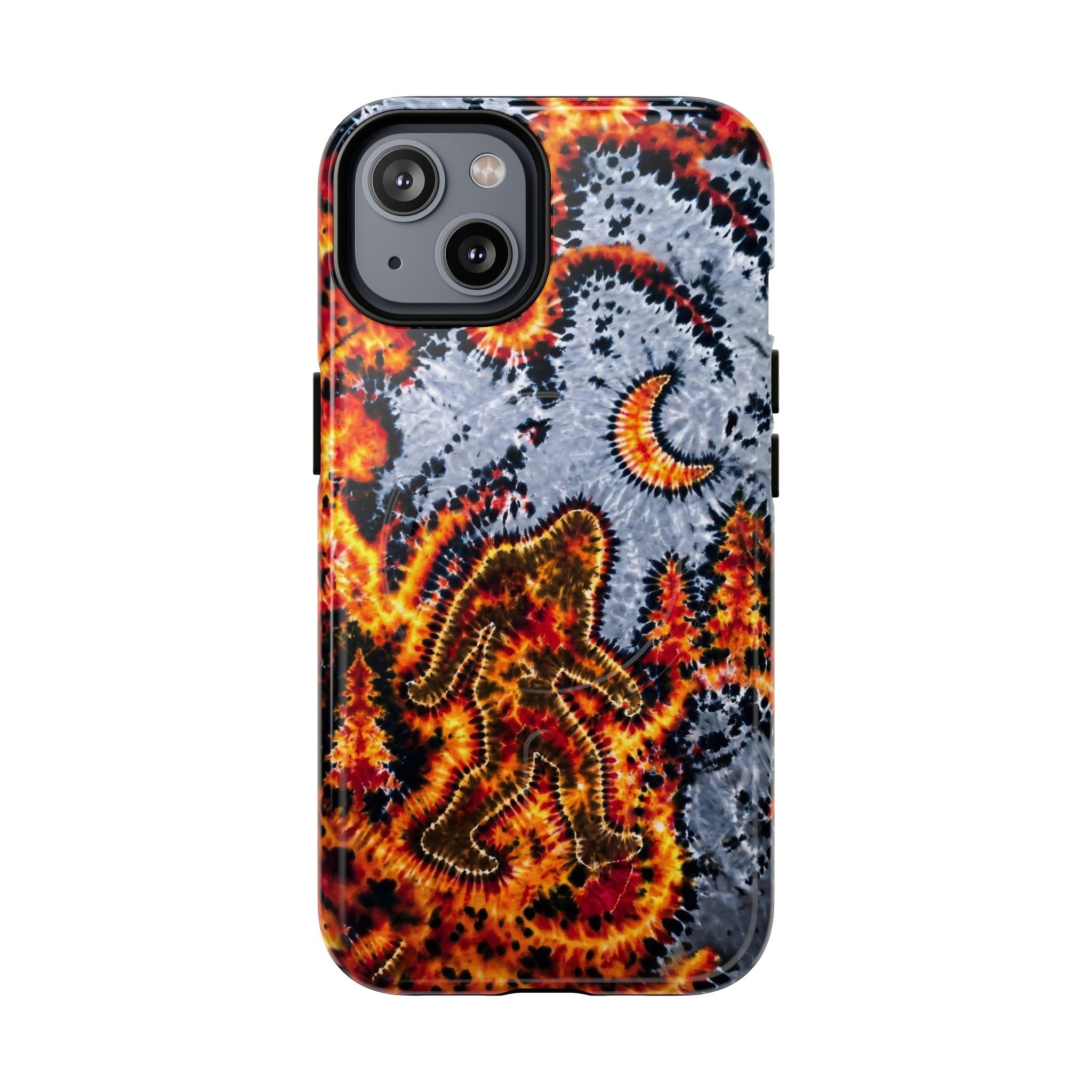 BIGFOOT IN FOREST CRESCENT MOON MAGNETIC PHONE CASE  - TLHG2805264
