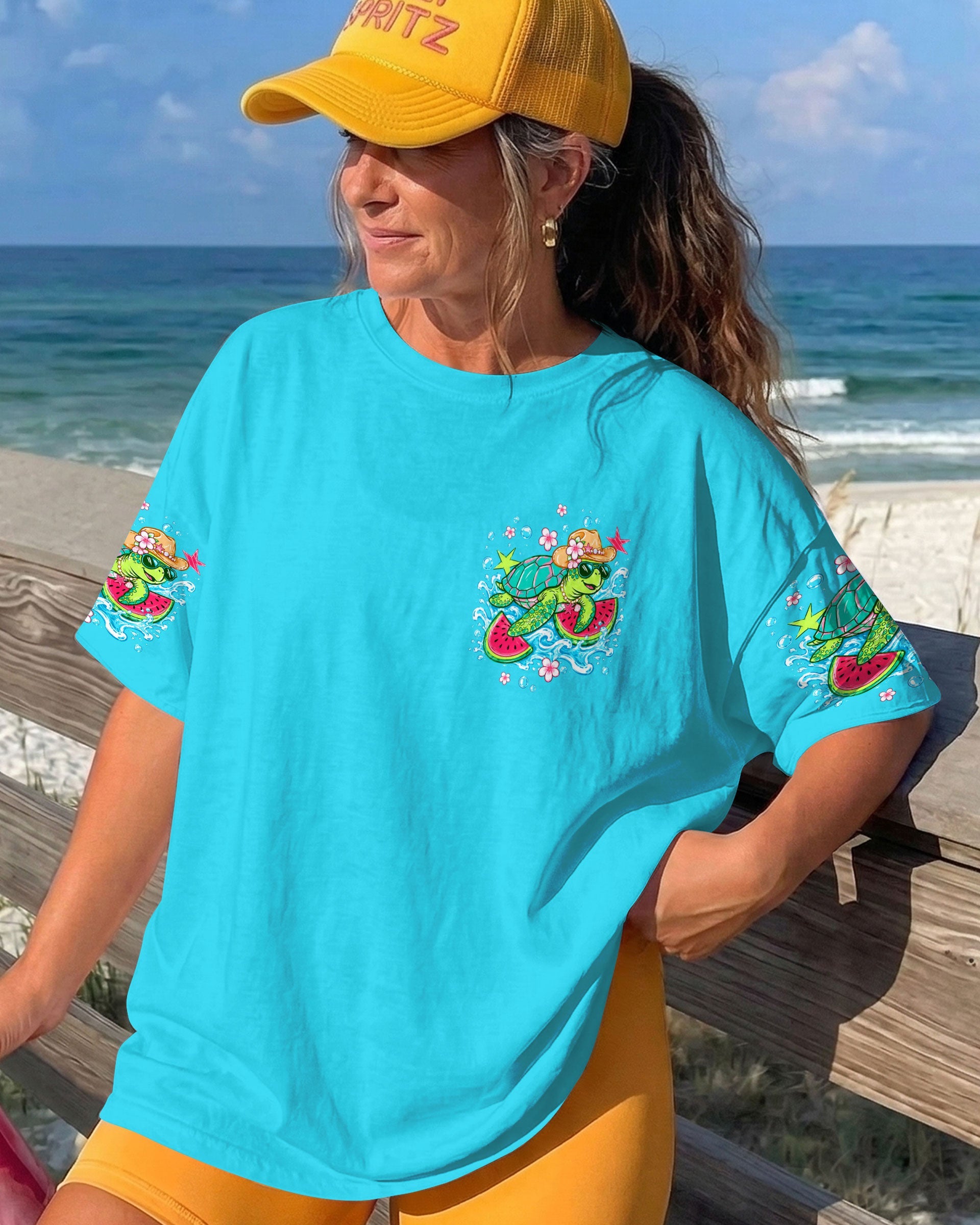 DO THE WATERMELON CRAWL TURTLE ALL OVER PRINT - TLTW1306261