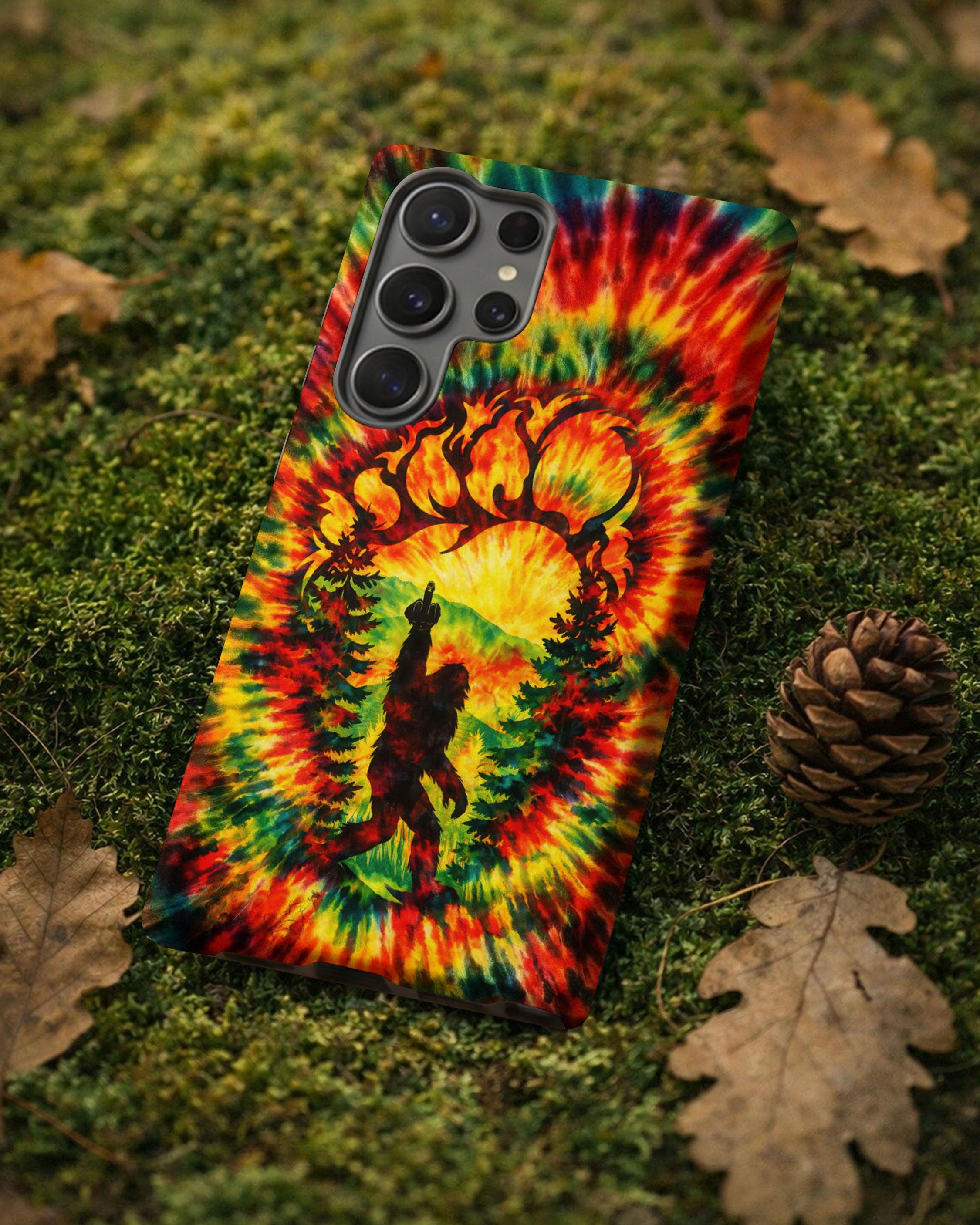 BIGFOOT FOOTPRINT SWIRL  PHONE CASE  - TLTW2605262