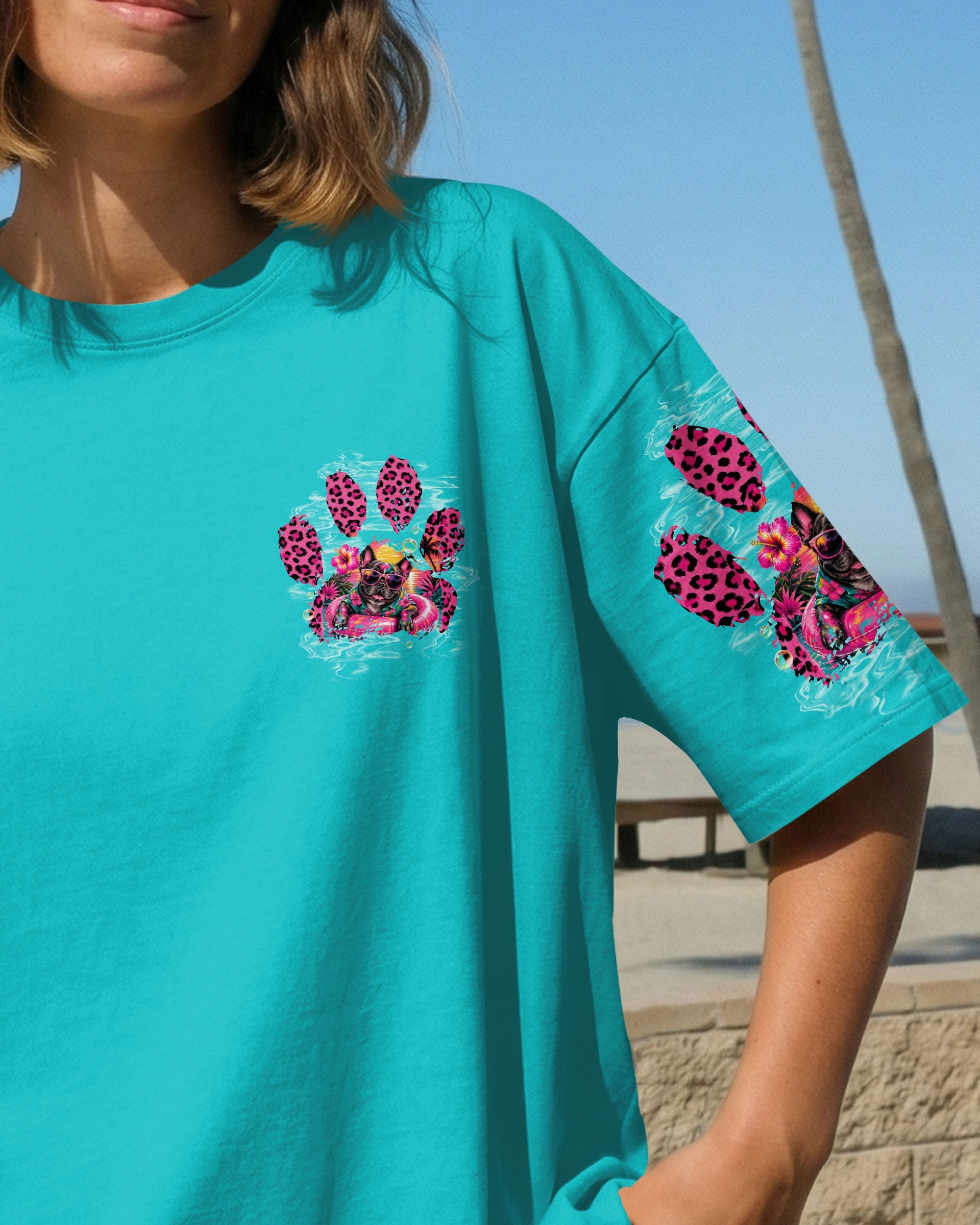SANDY PAWS & SALTY KISES FRENCH BULLDOG ALL OVER PRINT - TLTW0605263