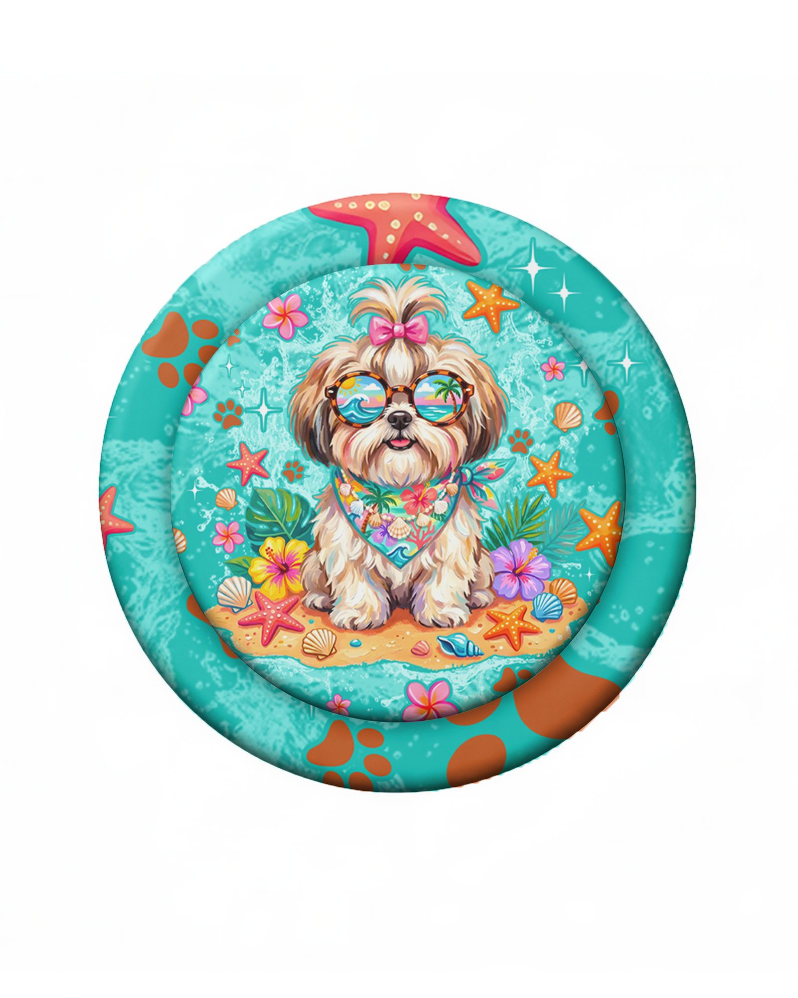 SMELL THE SEA SHIH TZU DOG MAGSAFE PHONE GRIP - TYPQ0106262