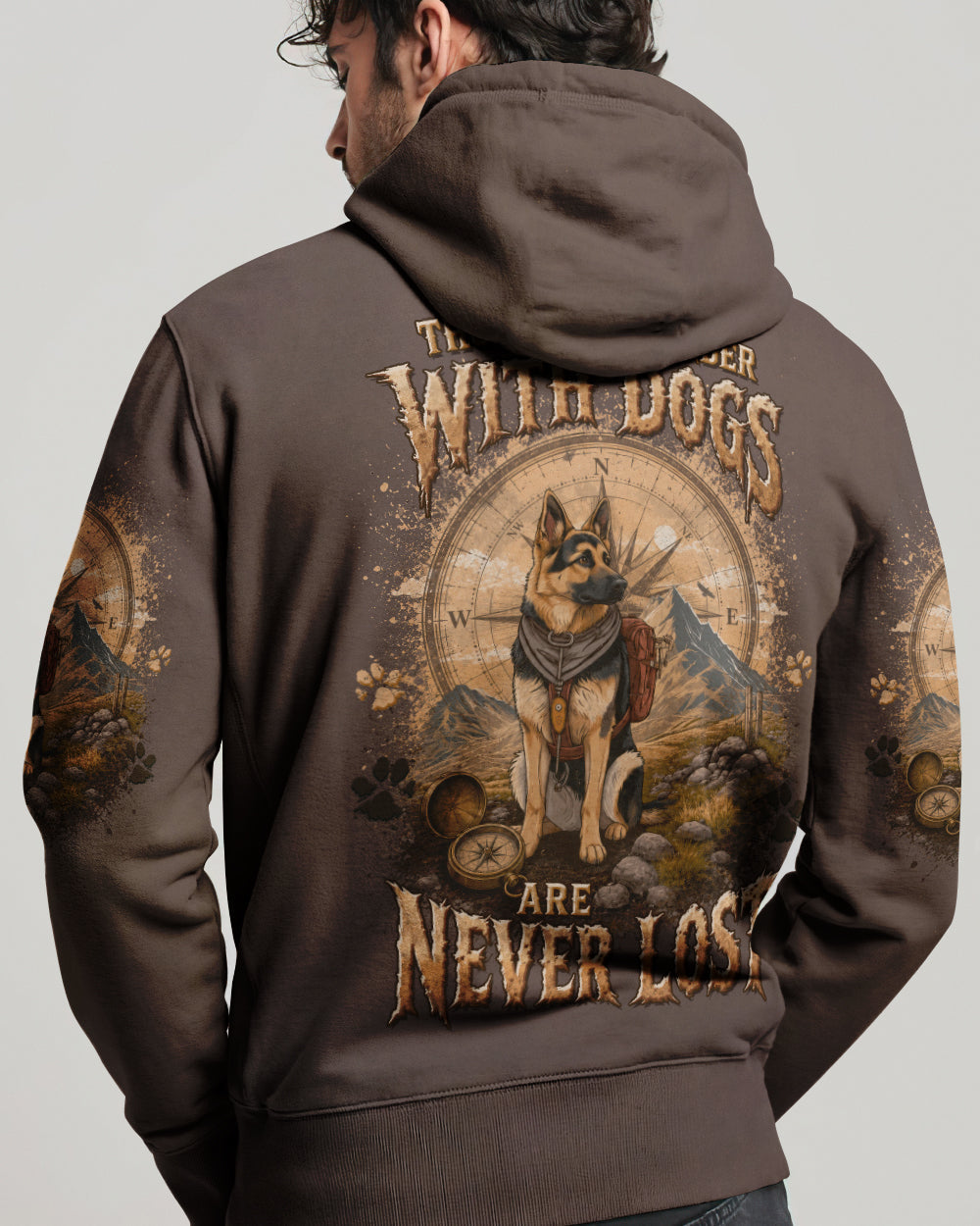 THOSE WHO WANDER WITH DOGS GERMAN SHEPHERD DOG ALL OVER PRINT - TLTW0506261