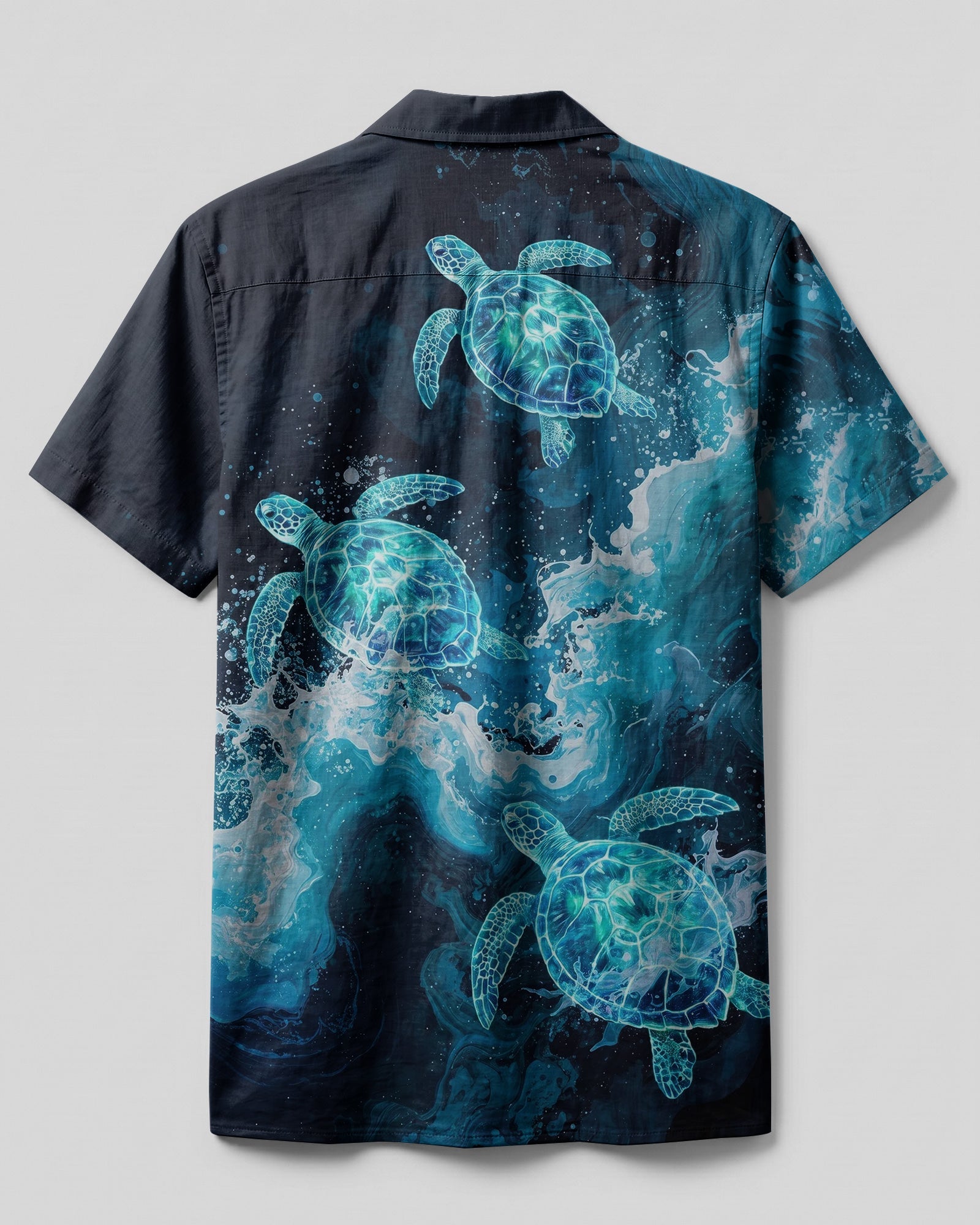 OCEAN GLOW TURTLES CAMP SHIRT - TYLN0807263