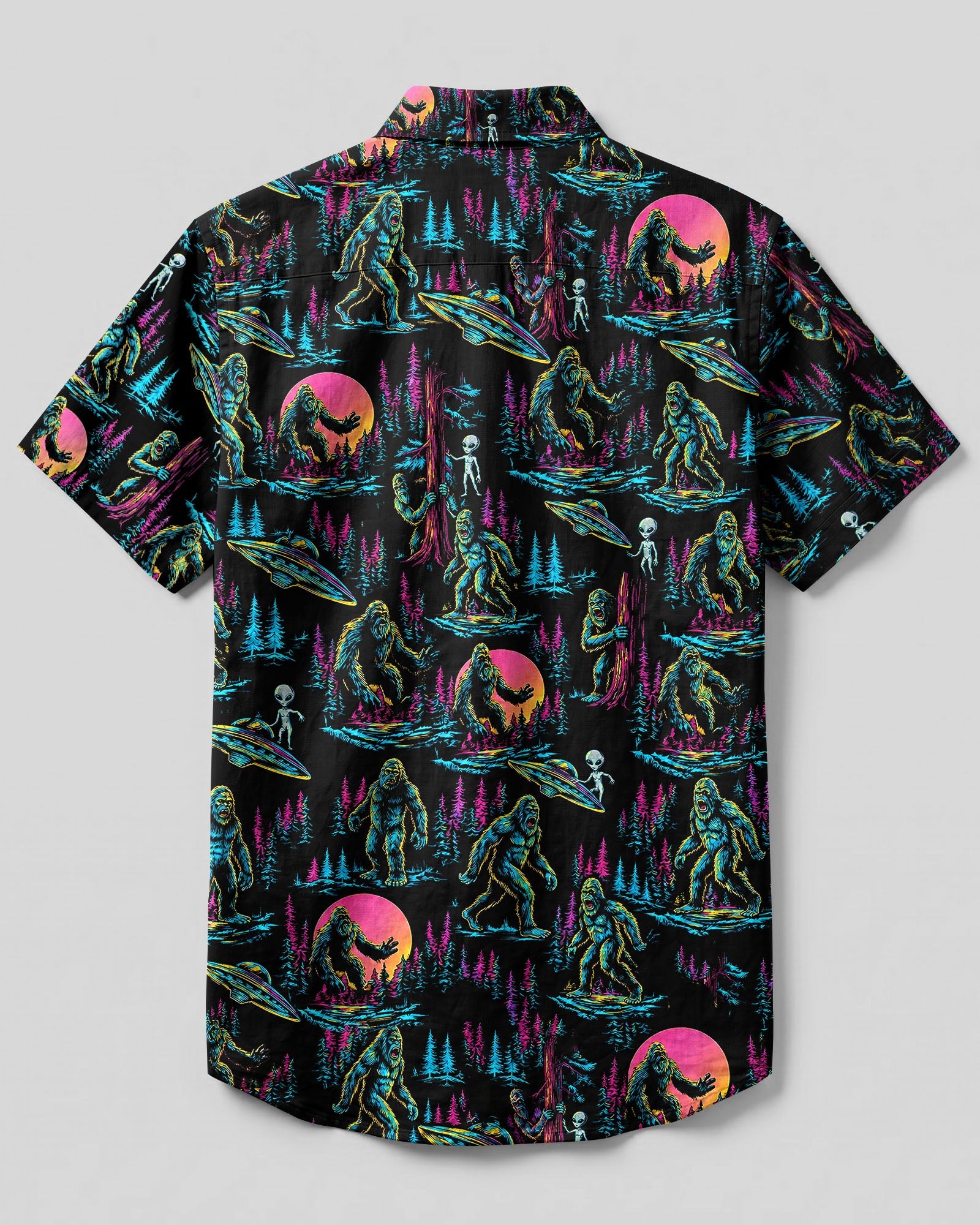 UFO BIGFOOT BUTTON-DOWN COLLAR SHIRT  - TLHG0406262