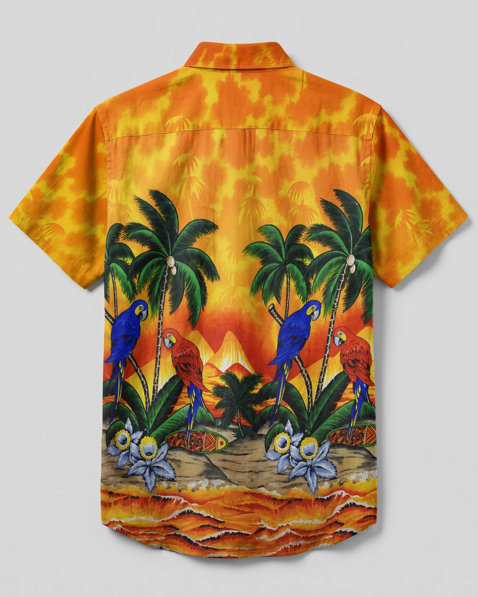 PARROT ISLAND TROPICAL BUTTON-DOWN COLLAR  SHIRT - TLHN1706262