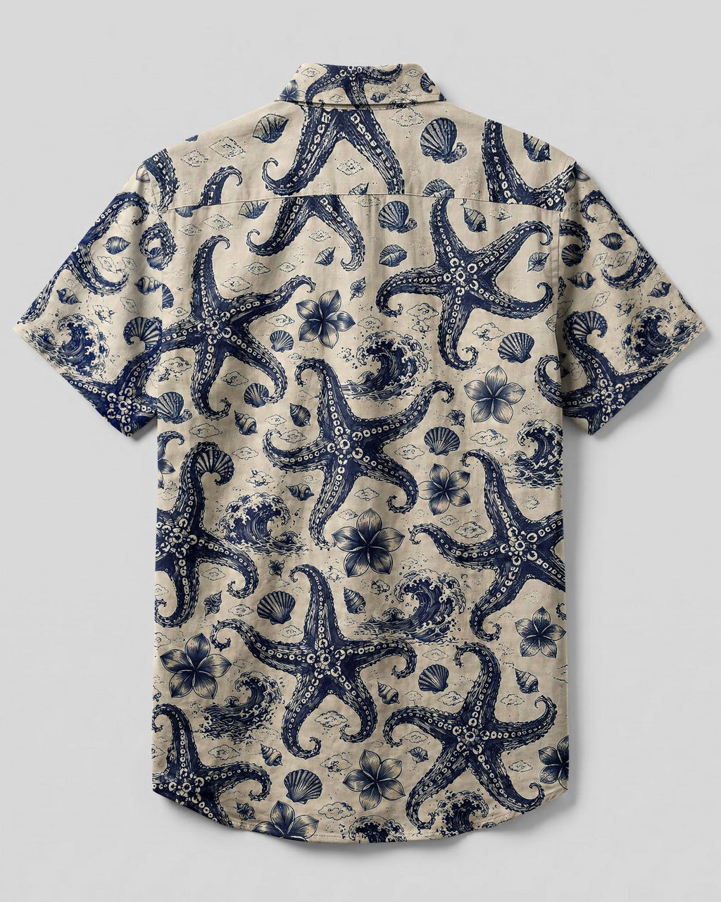 STARFISH NAUTICAL BUTTON-DOWN COLLAR SHIRT  - TLHG1606265