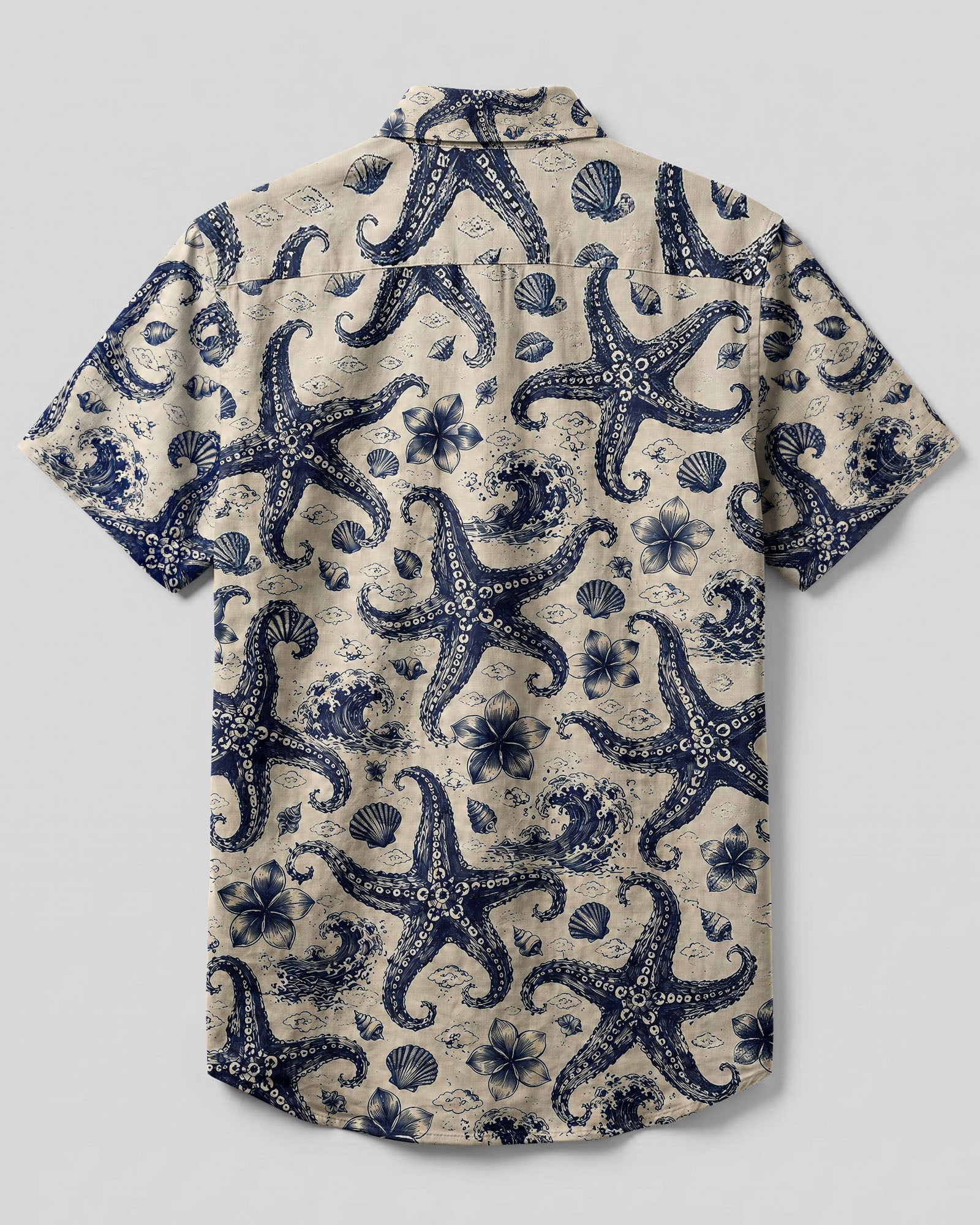 STARFISH NAUTICAL BUTTON-DOWN COLLAR SHIRT  - TLHG1606265