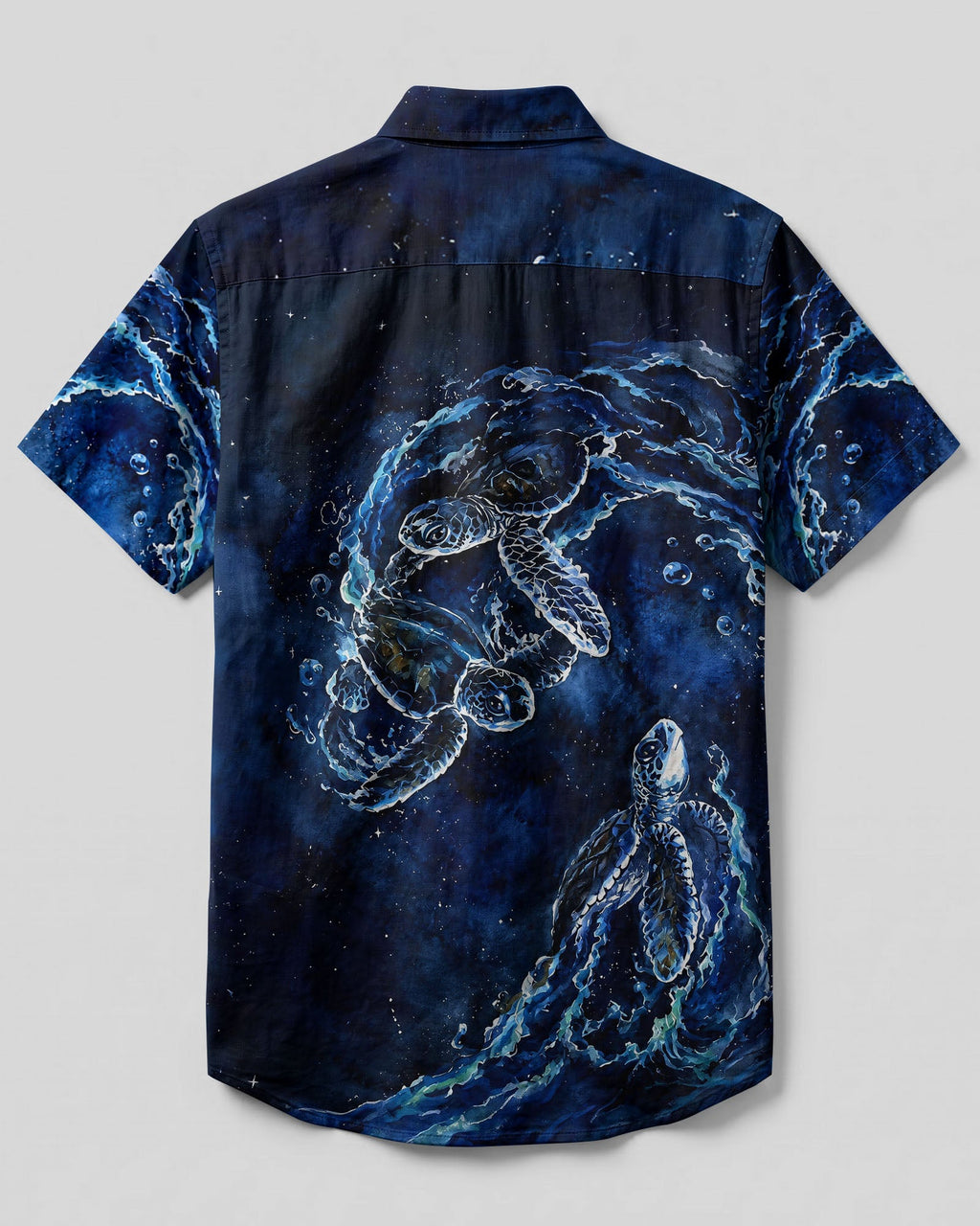 SEA TURTLE IN WAVES UNDERSEA BUTTON-DOWN COLLAR SHIRT -TLHG1706265