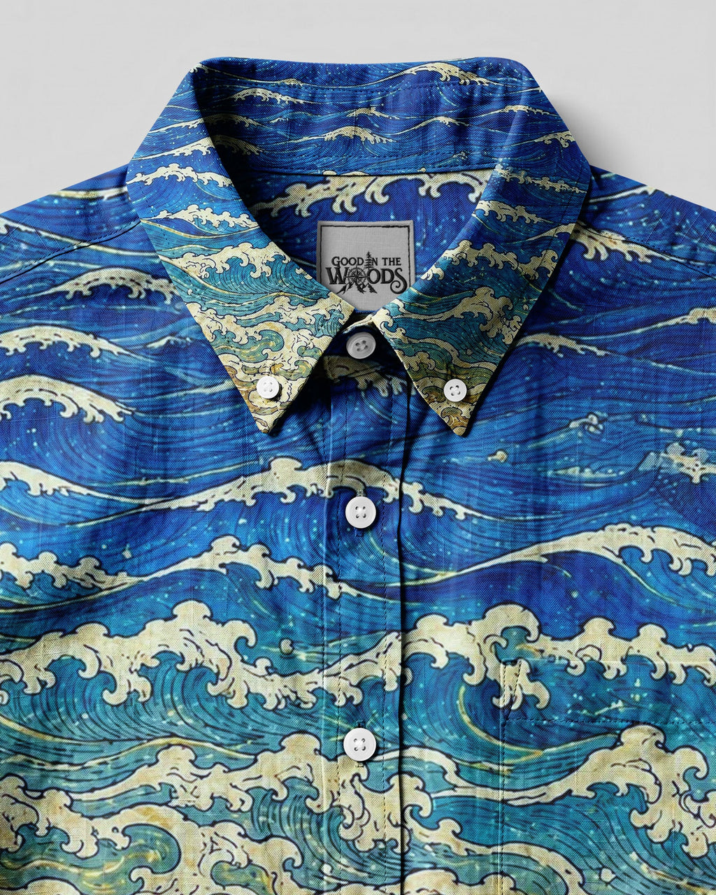 SEA TURTLE STARFISH BEACH BUTTON-DOWN COLLAR SHIRT - KMTM1706265
