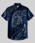 SEA TURTLE IN WAVES UNDERSEA BUTTON-DOWN COLLAR SHIRT -TLHG1706265