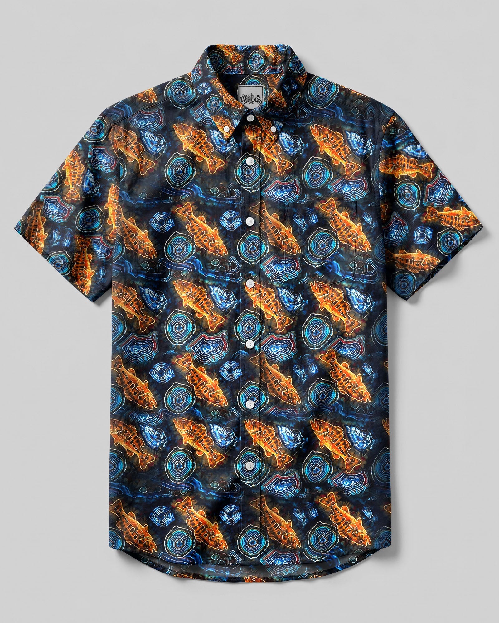 BASS FISHING BUTTON-DOWN COLLAR SHIRT  - TLHG0306262