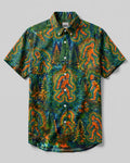 BIGFOOT FOREST SWIRL BUTTON-DOWN COLLAR SHIRT - TLHG2206262