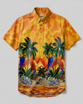 PARROT ISLAND TROPICAL BUTTON-DOWN COLLAR  SHIRT - TLHN1706262