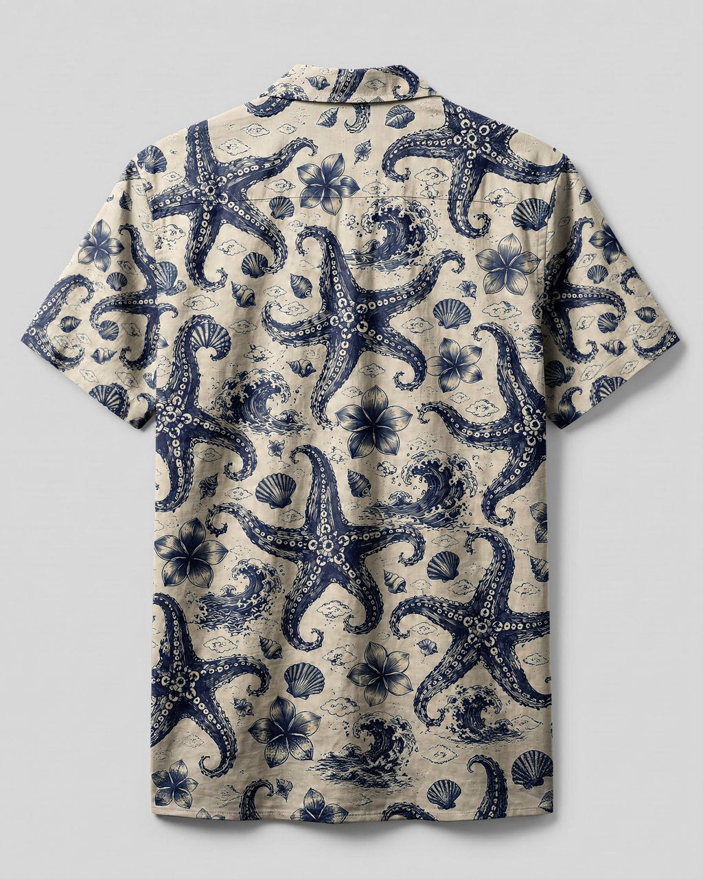 STARFISH NAUTICAL CAMP SHIRT  - TLHG1606264