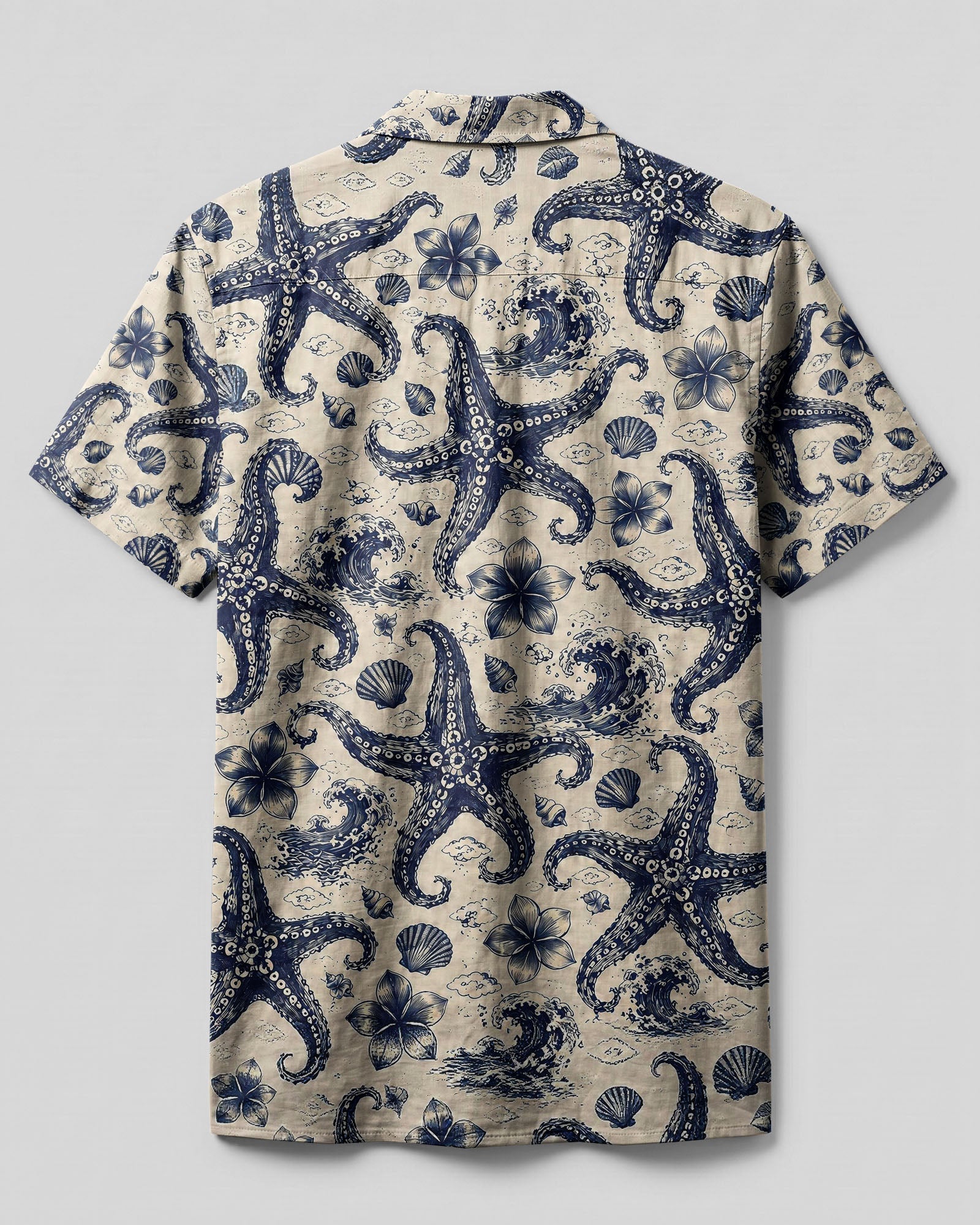STARFISH NAUTICAL CAMP SHIRT  - TLHG1606264
