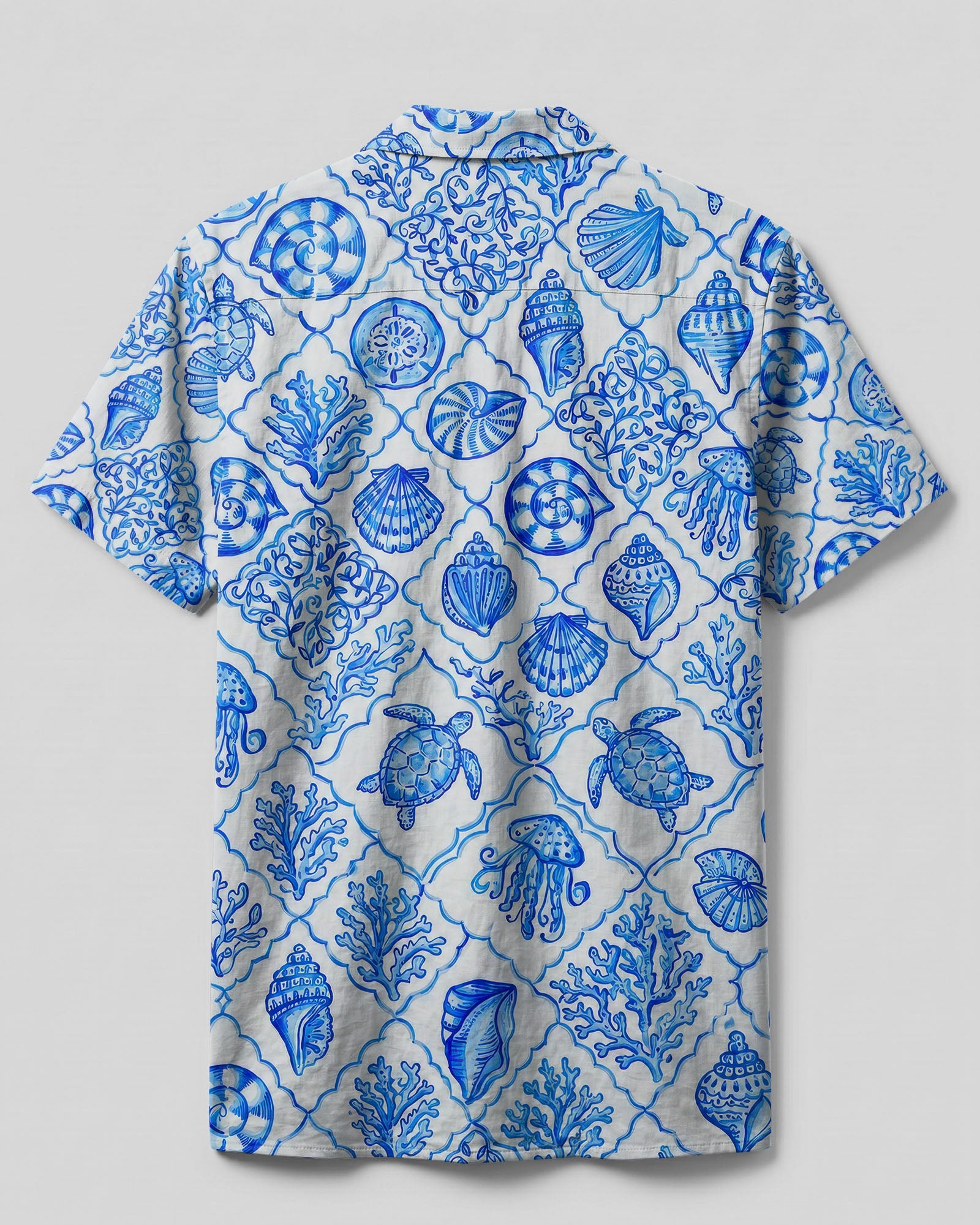 OCEAN LIFE SEAMLESS CAMP SHIRT  - TLTW0307262