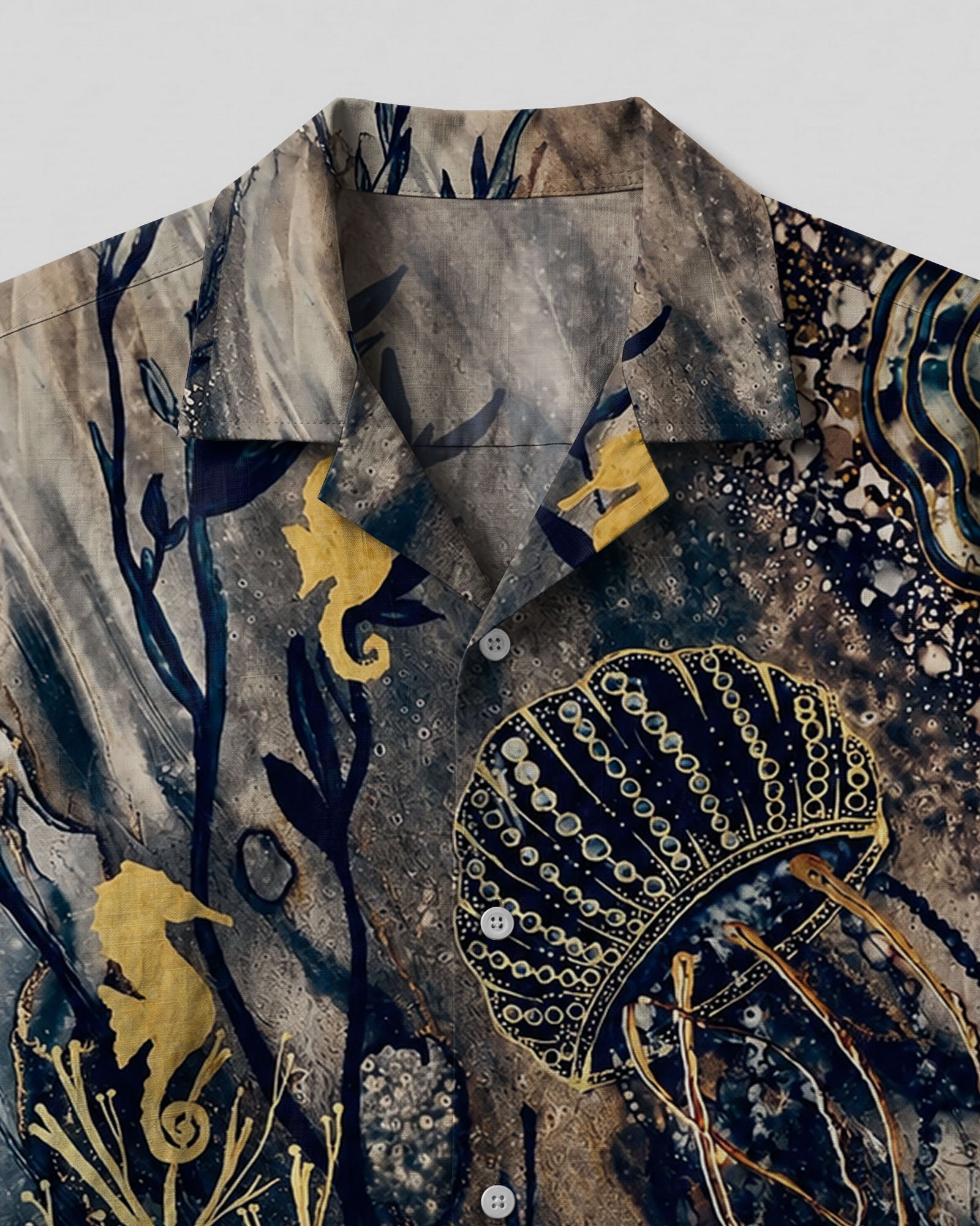 JELLYFISH UNDERSEA CAMP SHIRT   - TLTW1706261
