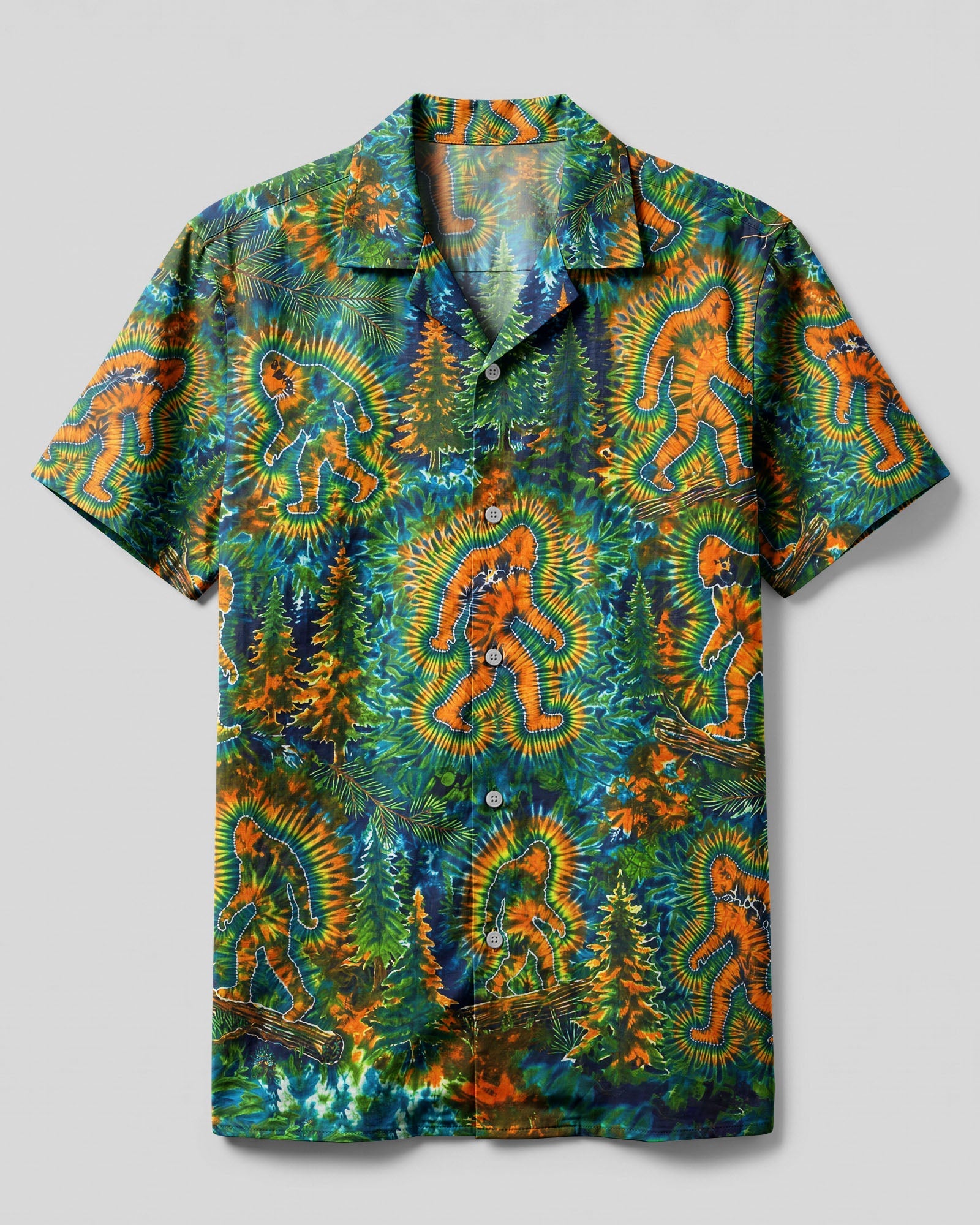 BIGFOOT FOREST SWIRL CAMP SHIRT - TLHG2206261