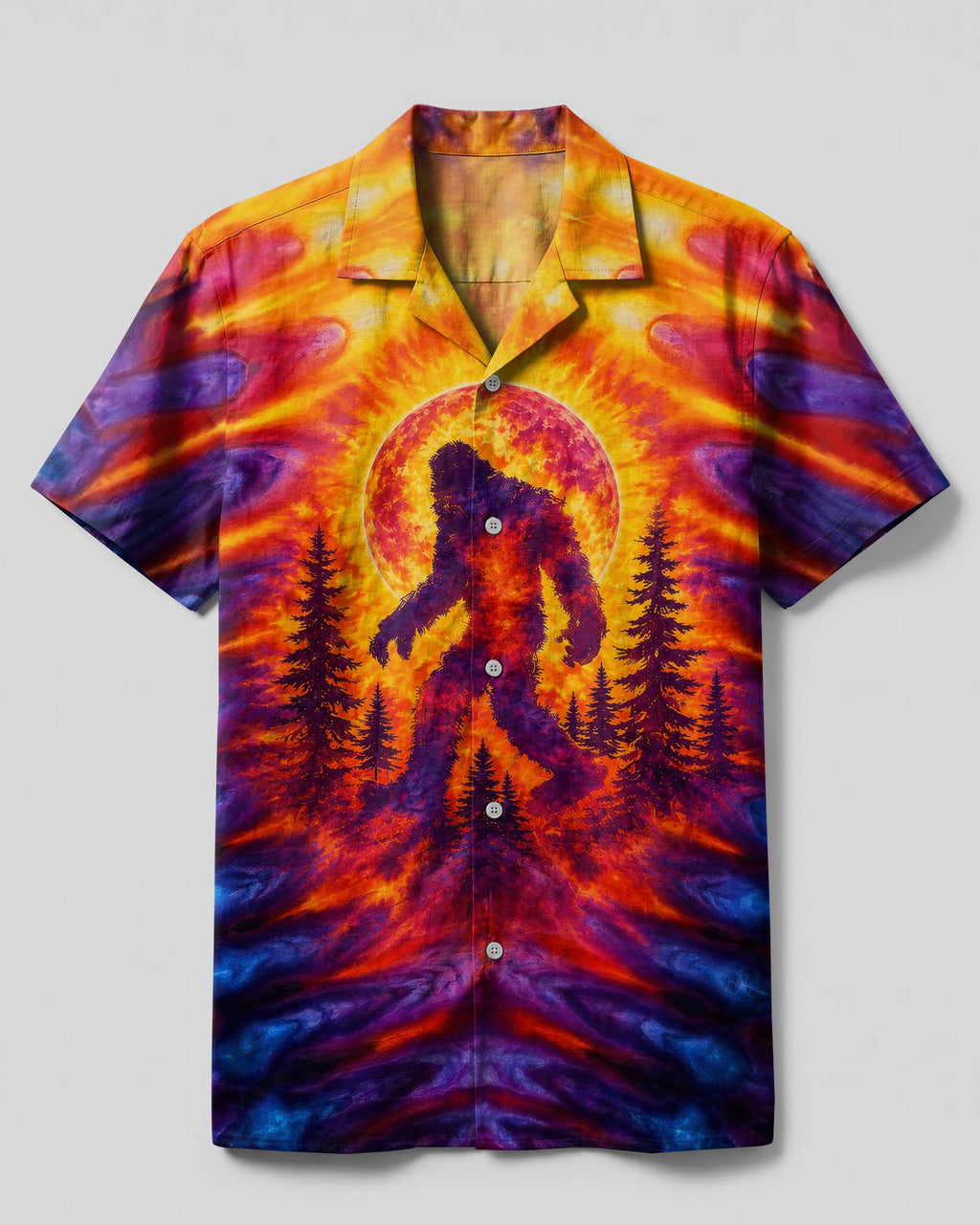 BIGFOOT UNDER MOON CAMP SHIRT  - TLTW2906261