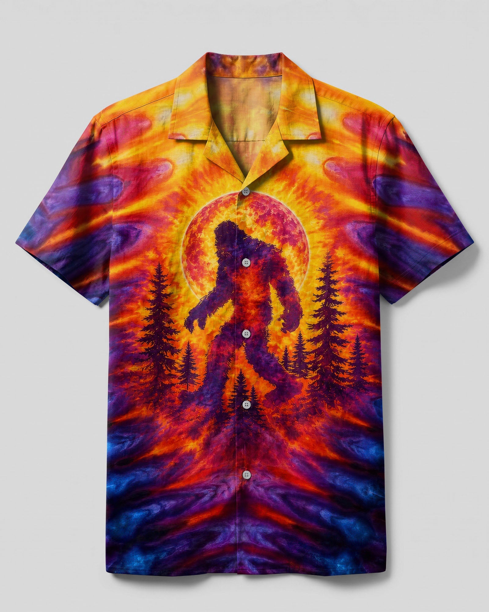 BIGFOOT UNDER MOON CAMP SHIRT  - TLTW2906261