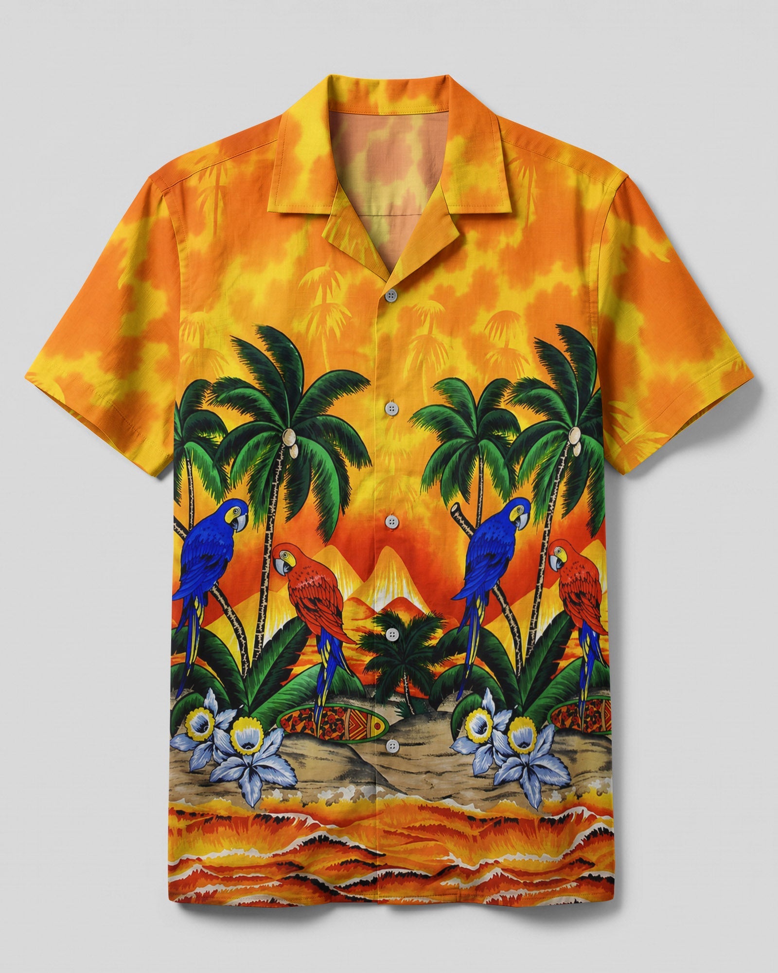 PARROT ISLAND TROPICAL CAMP SHIRT - TLHN1706261