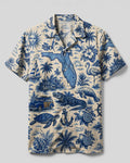 TROPICAL FLORIDA PATTERN CAMP SHIRT - TLTW2506262
