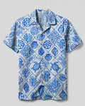 OCEAN LIFE SEAMLESS CAMP SHIRT  - TLTW0307262